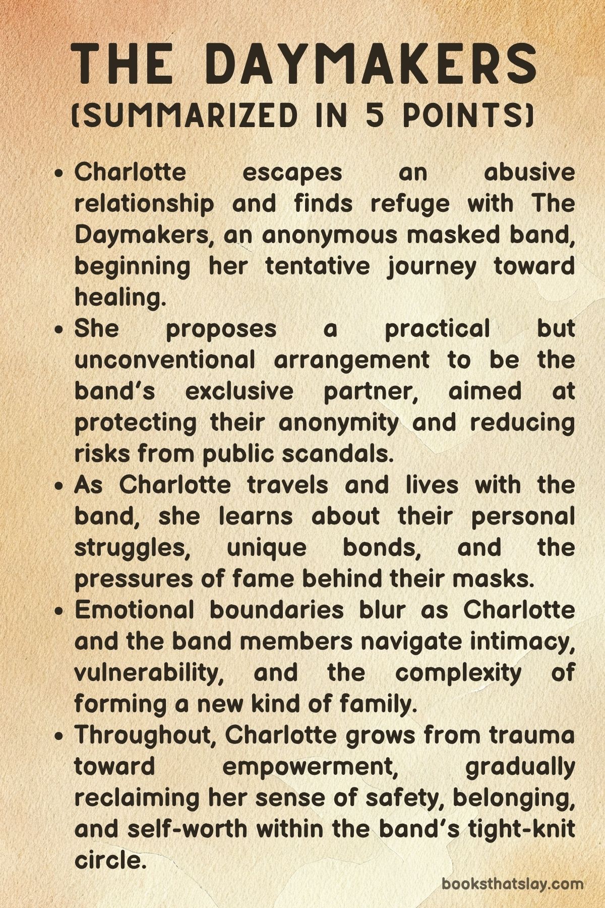 The Daymakers by Grace McGinty Summary