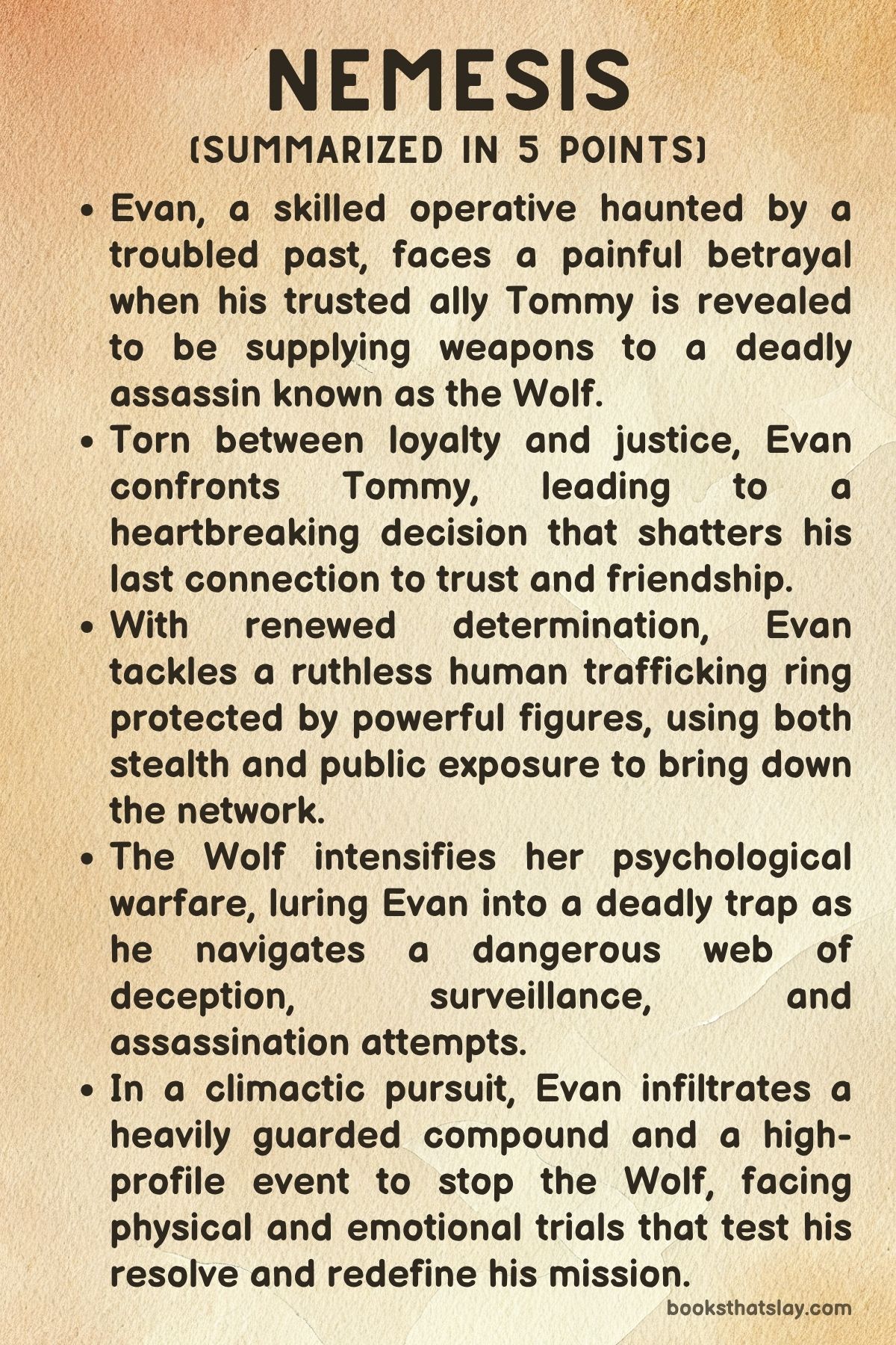 Nemesis by Gregg Hurwitz Summary