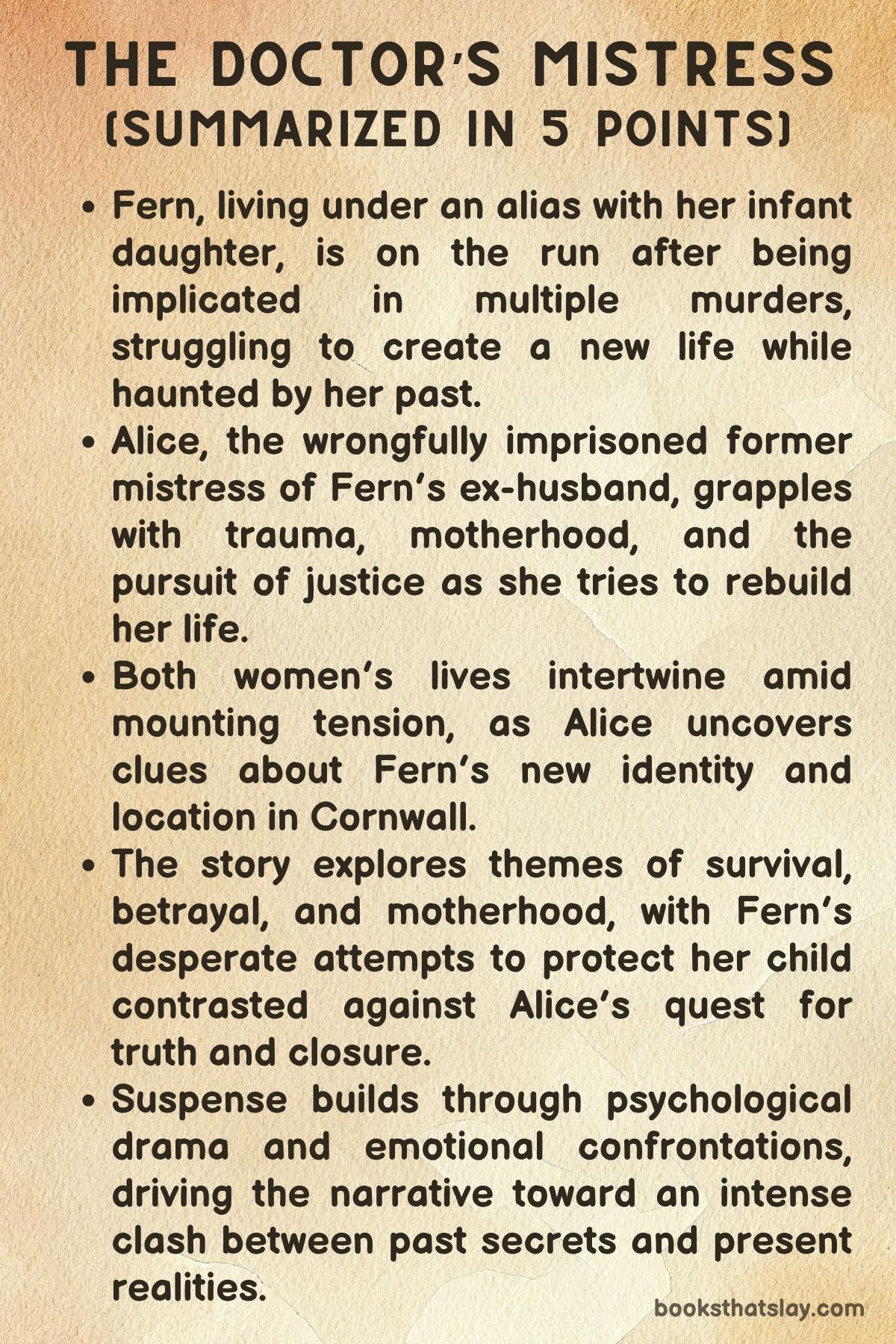 The Doctor’s Mistress by Daniel Hurst Summary