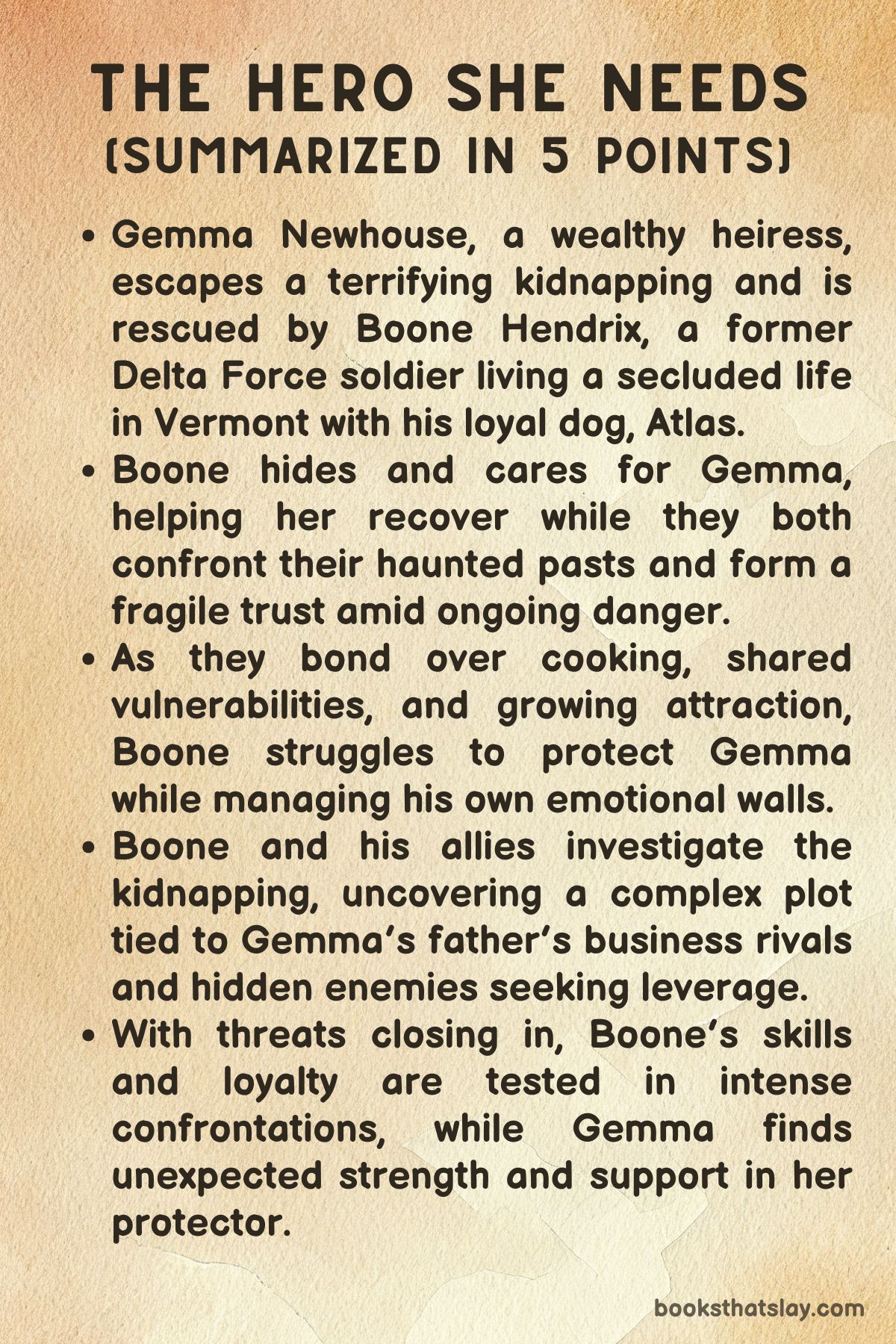 The Hero She Needs by Anna Hackett Summary