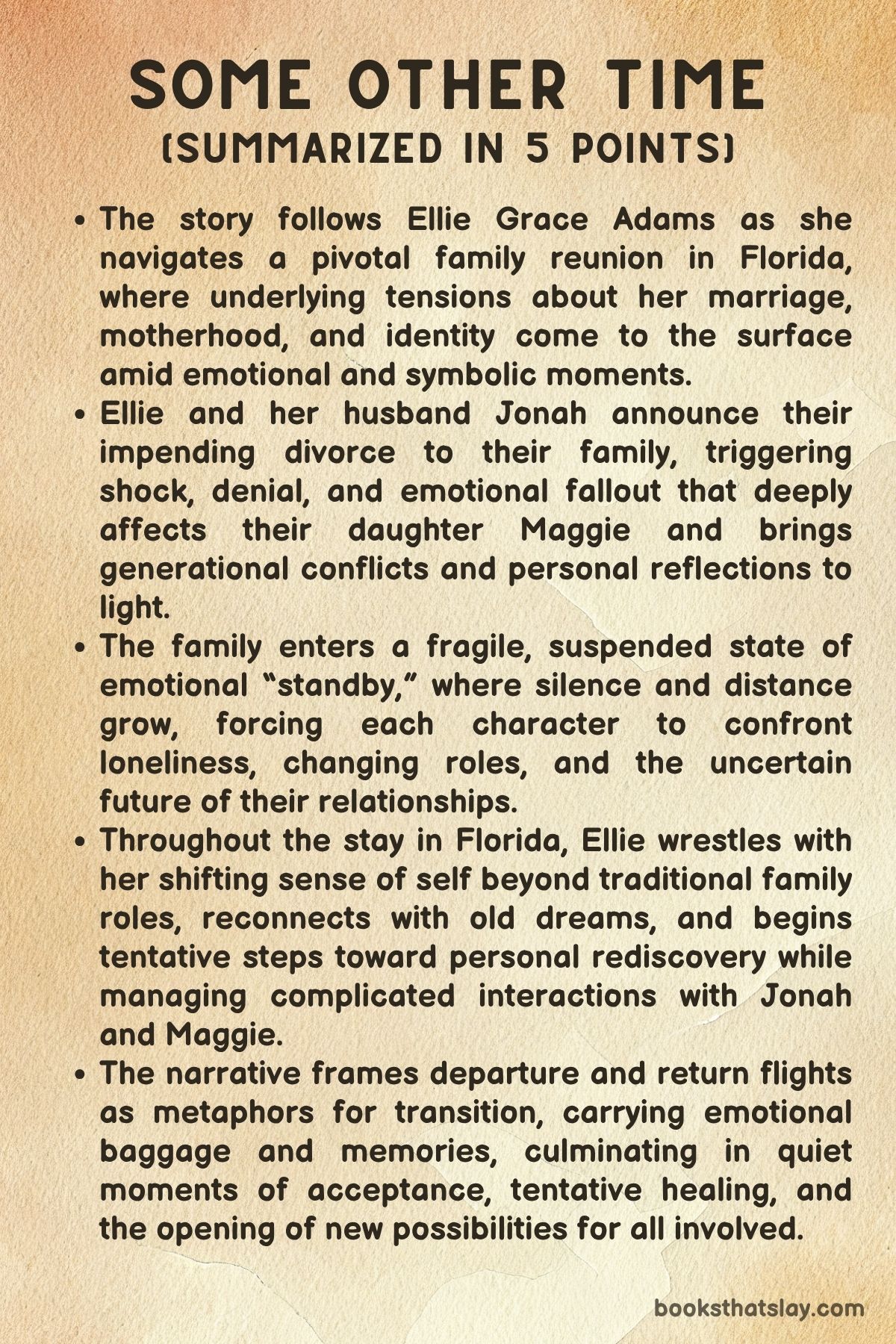 Some Other Time by Angela Brown Summary