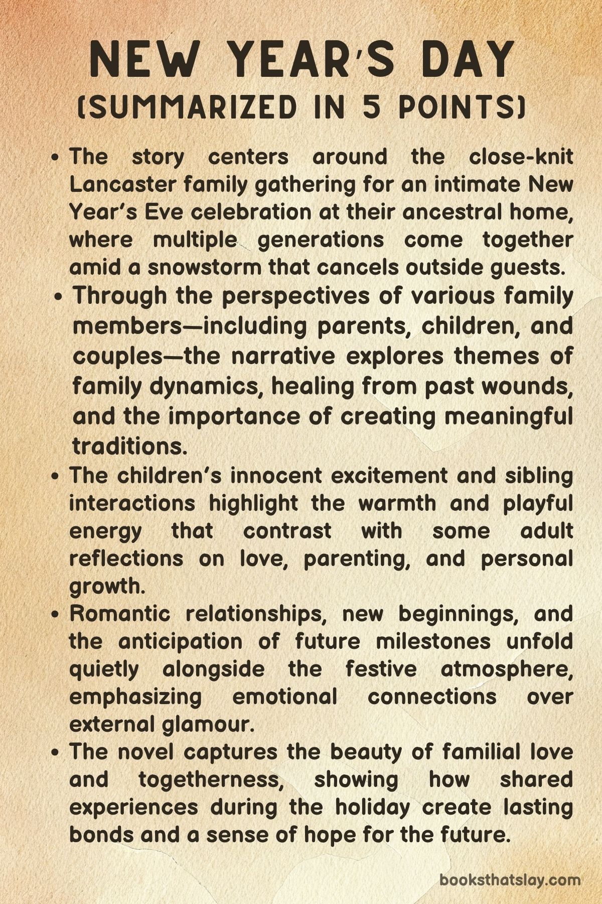 New Year’s Day by Monica Murphy Summary