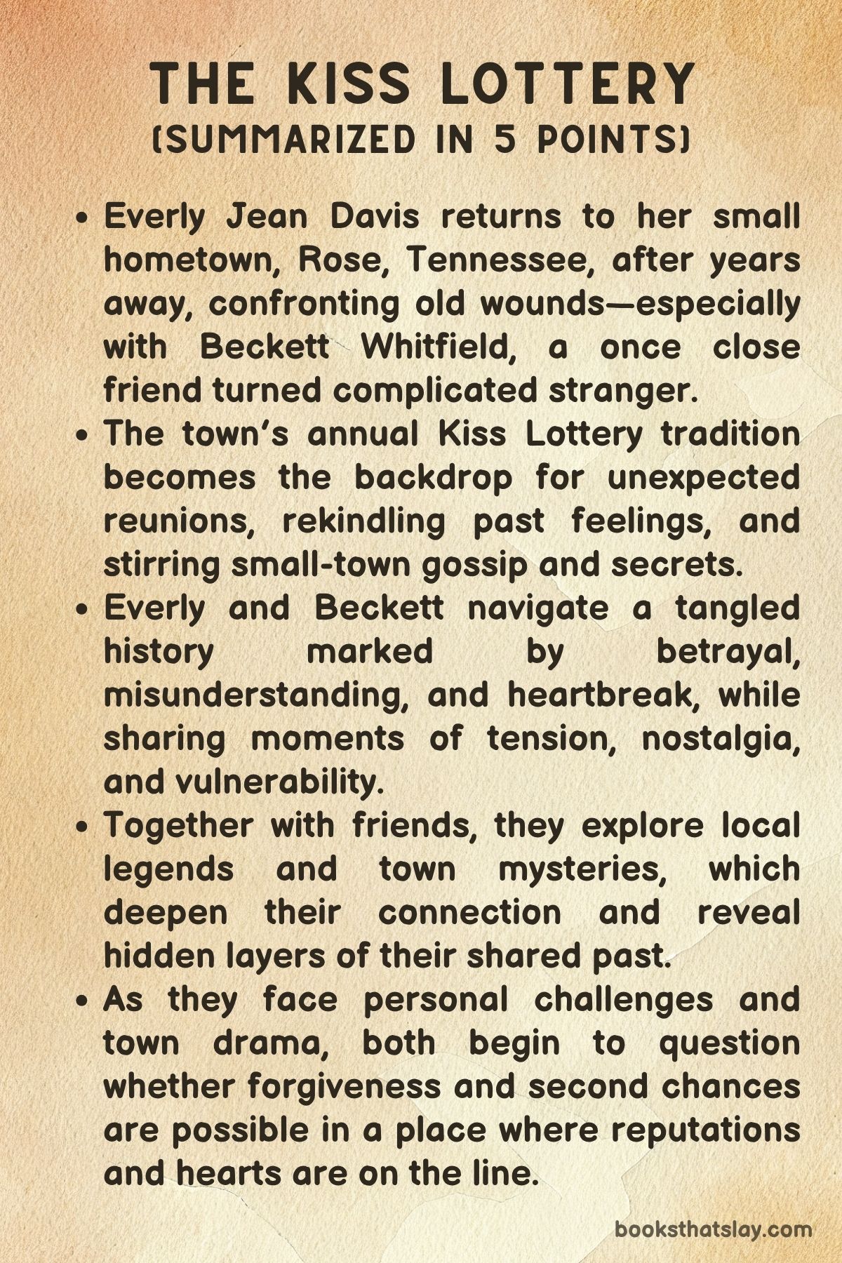 The Kiss Lottery by Ilsa Madden-Mills Summary