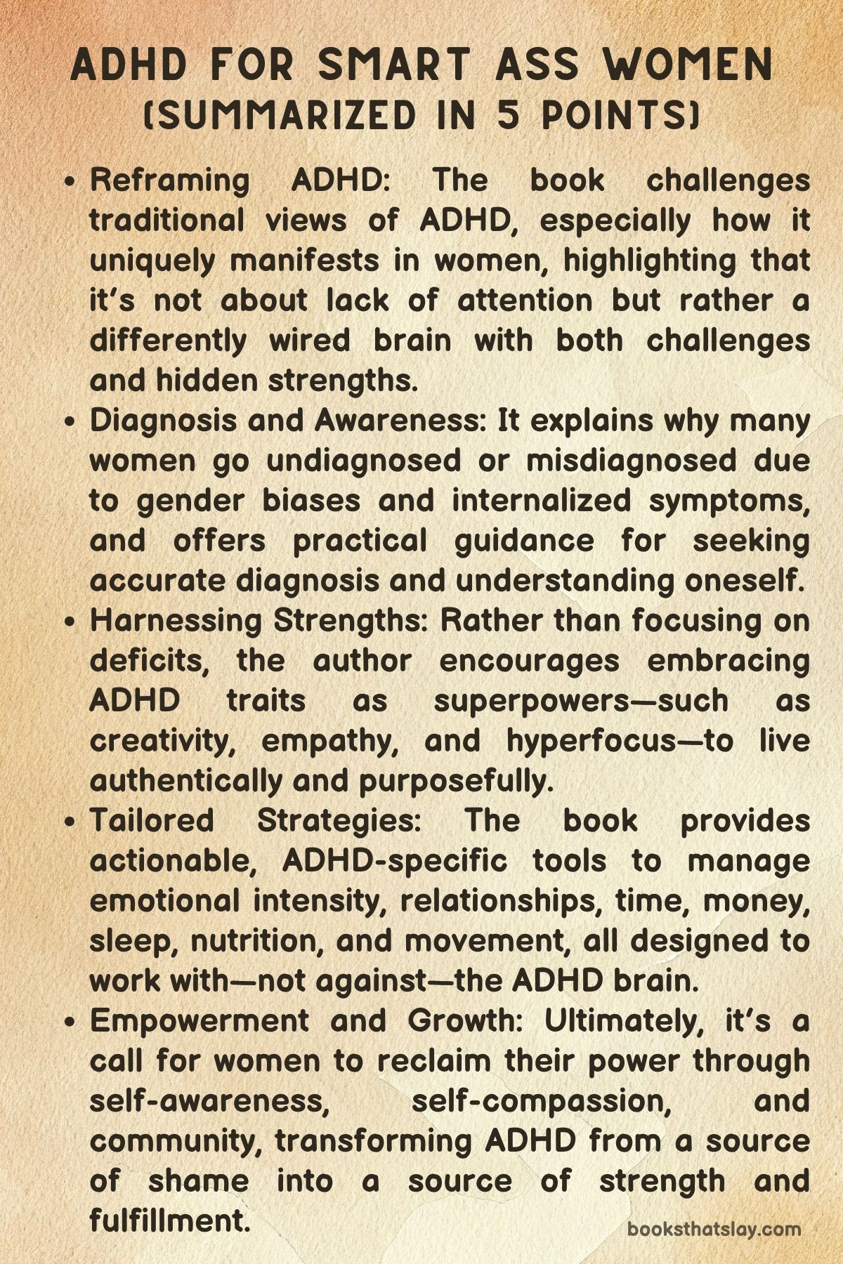 ADHD for Smart Ass Women by Tracy Otsuka Summary