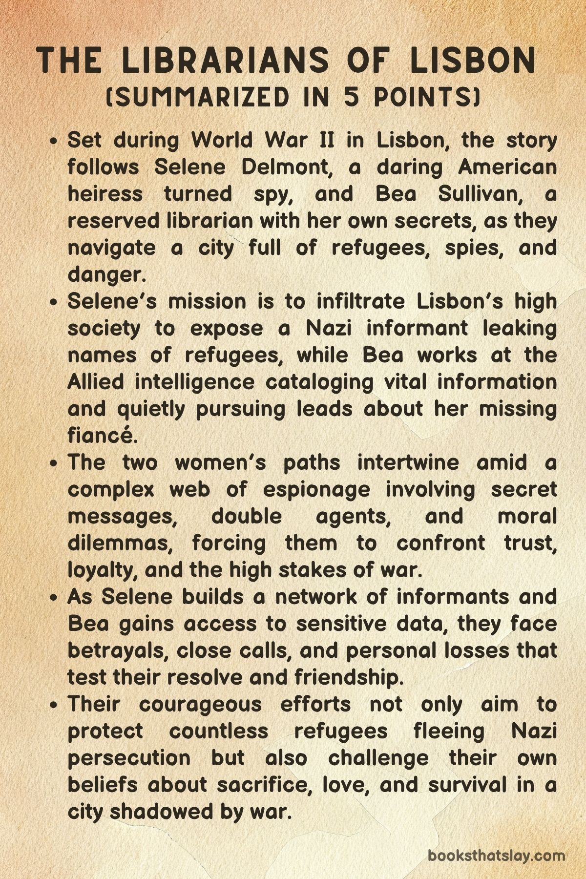 The Librarians of Lisbon Suzanne Nelson Summary