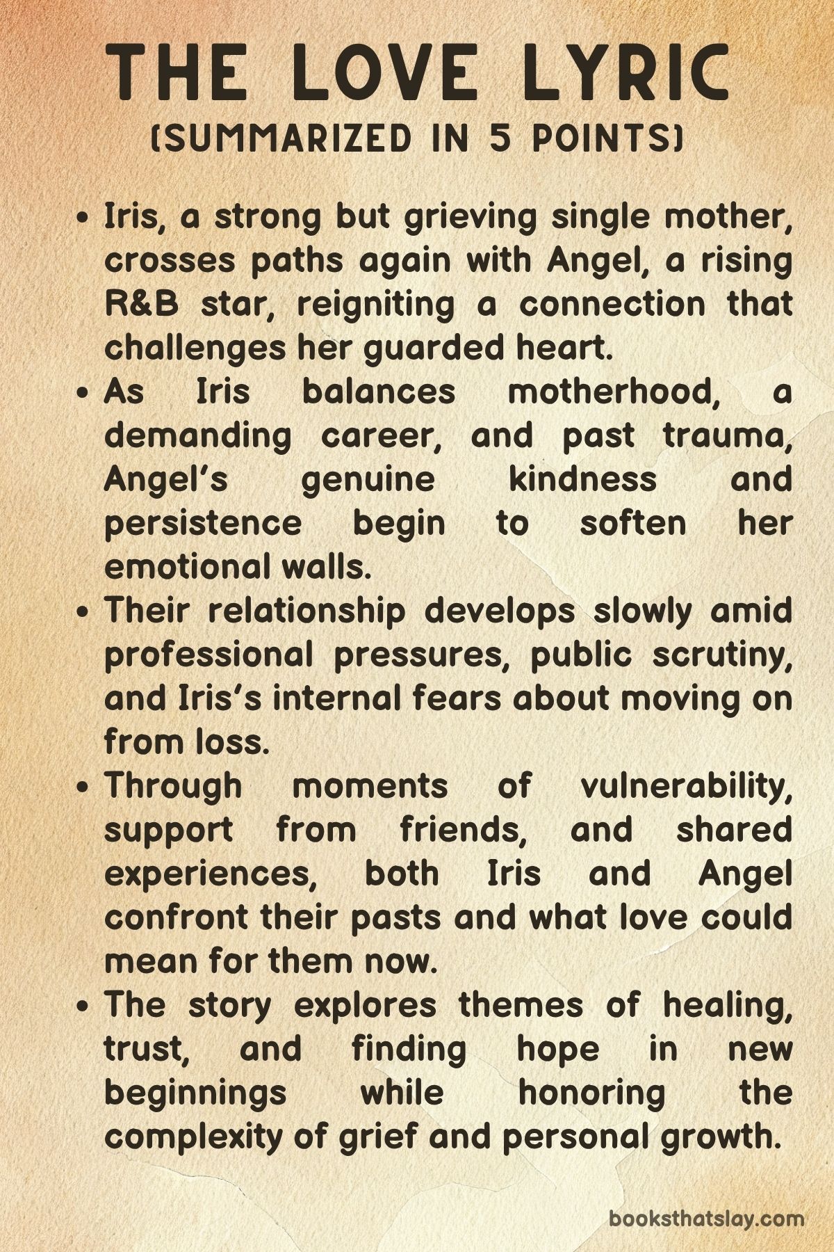 The Love Lyric by Kristina Forest Summary