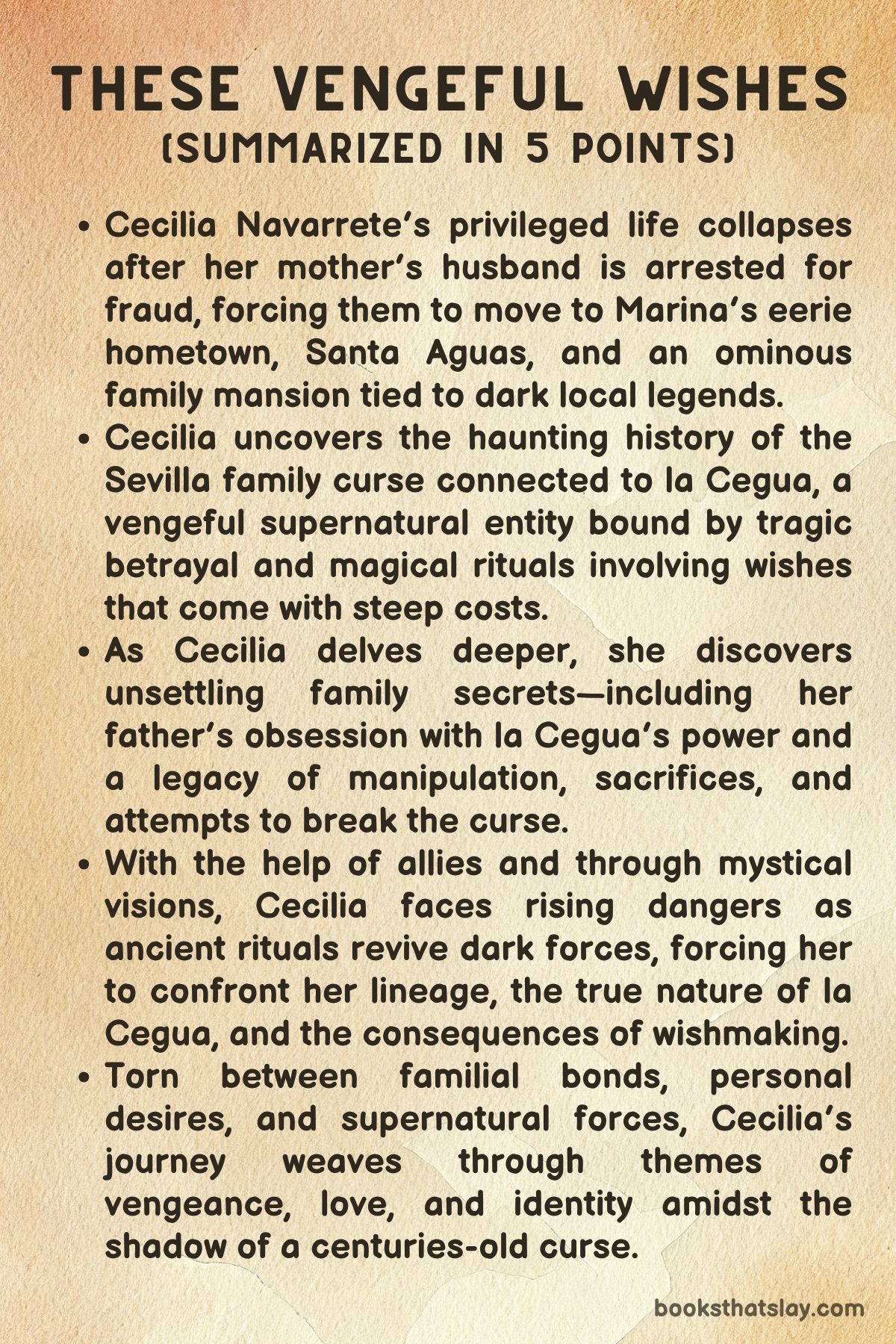 These Vengeful Wishes by Vanessa Montalban Summary