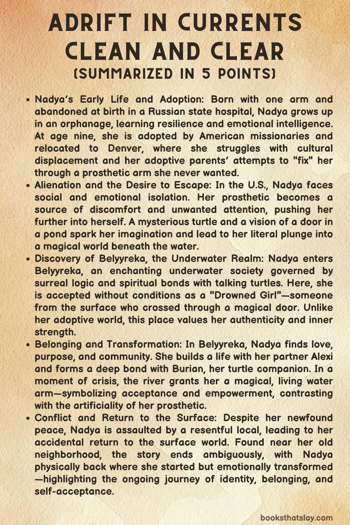 Adrift in Currents Clean and Clear by Seanan McGuire Summary