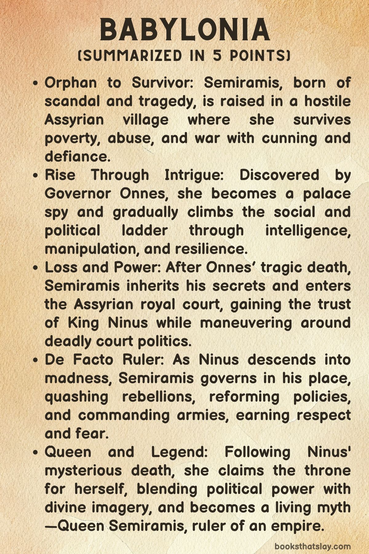 Babylonia Summary
