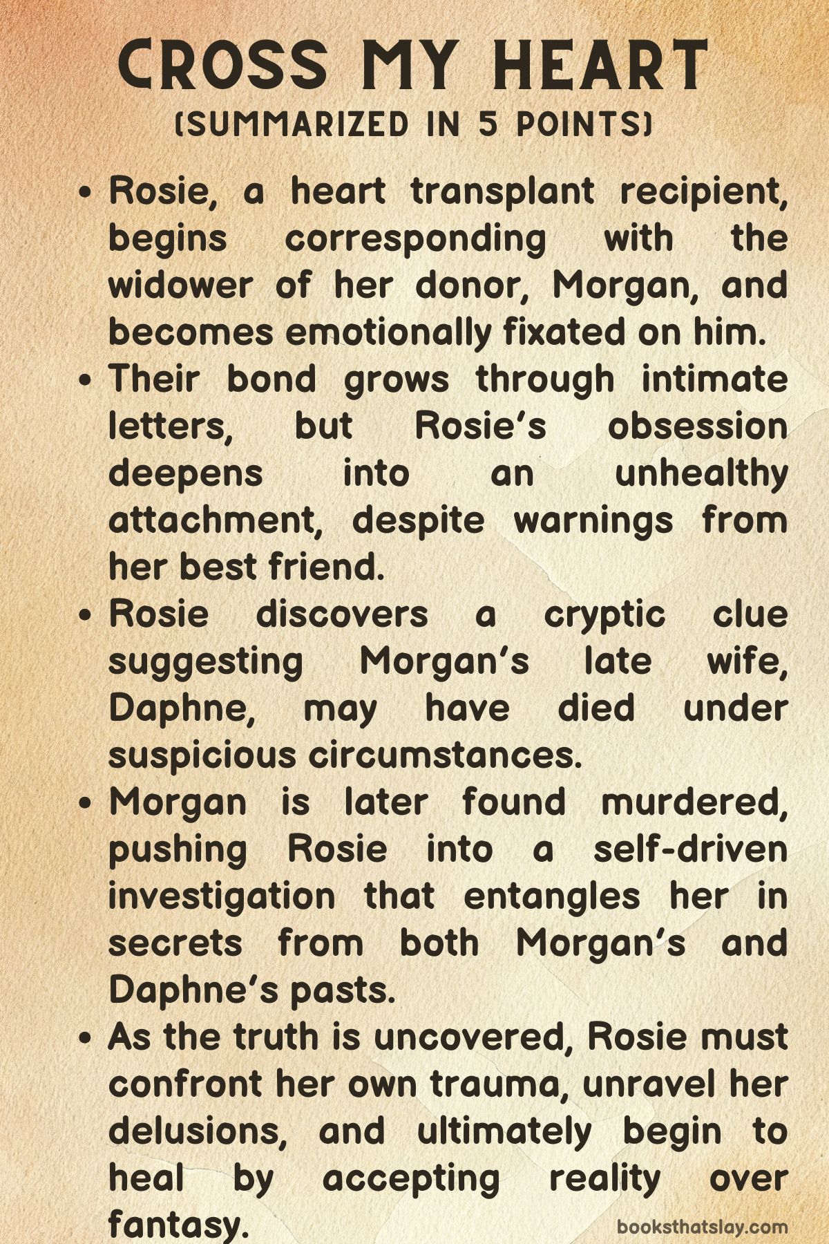 Cross My Heart Summary
