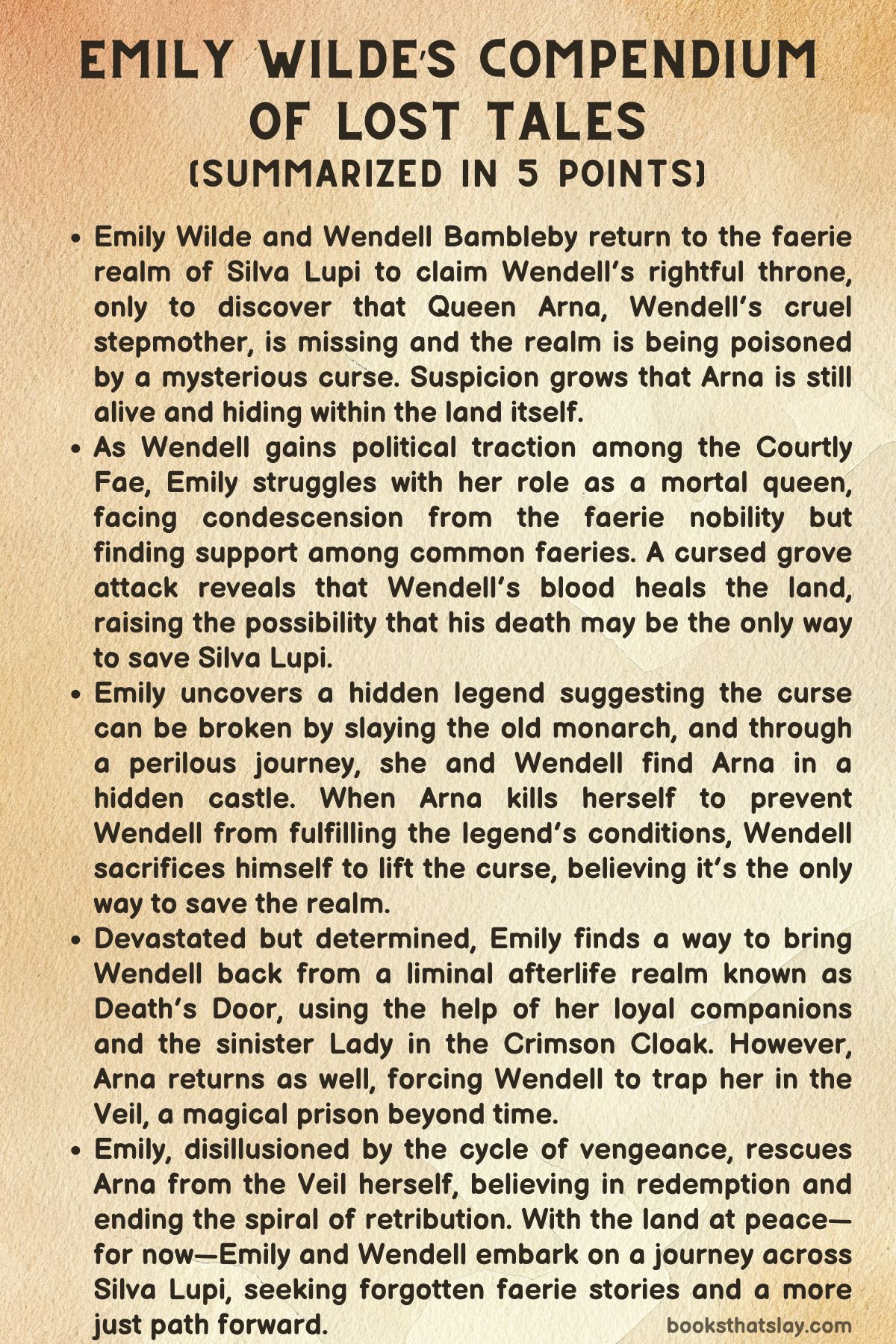 Emily Wilde’s Compendium of Lost Tales Summary