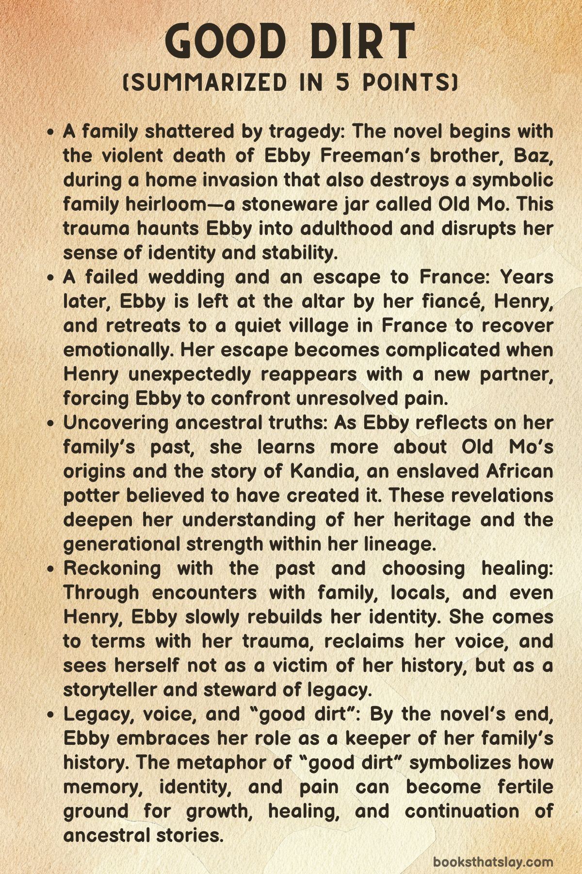 Good Dirt Summary