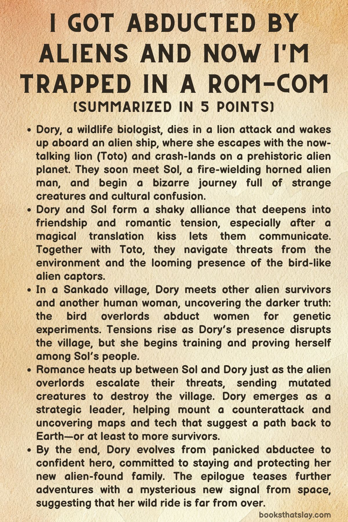 I Got Abducted By Aliens and Now I’m Trapped in a Rom-Com Summary