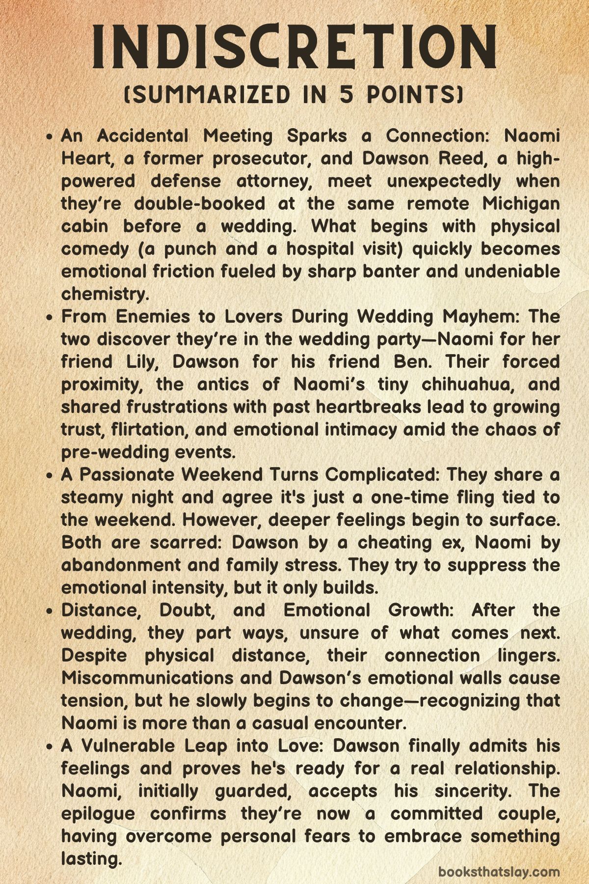 Indiscretion by Vi Keeland Summary
