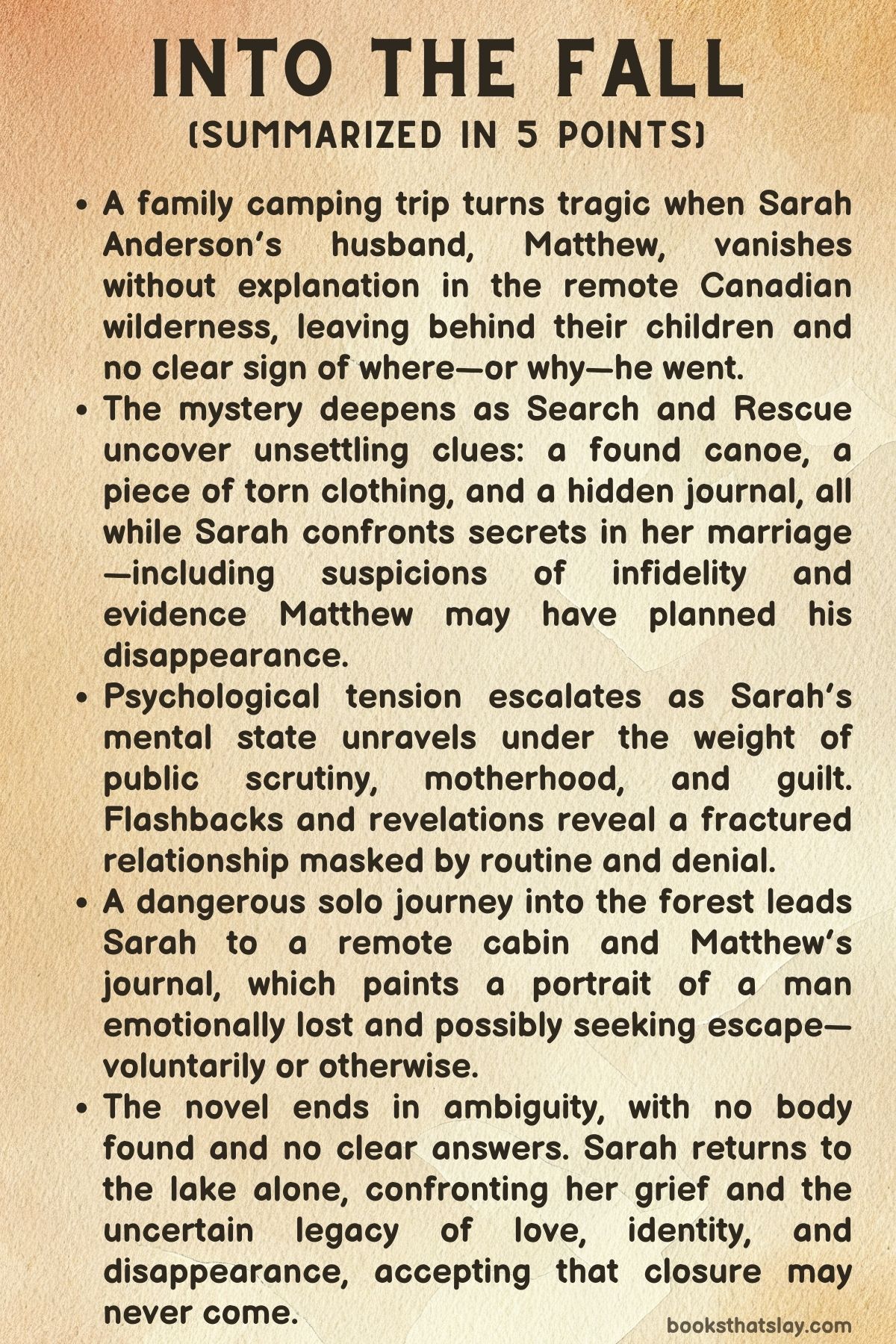 Into The Fall Summary