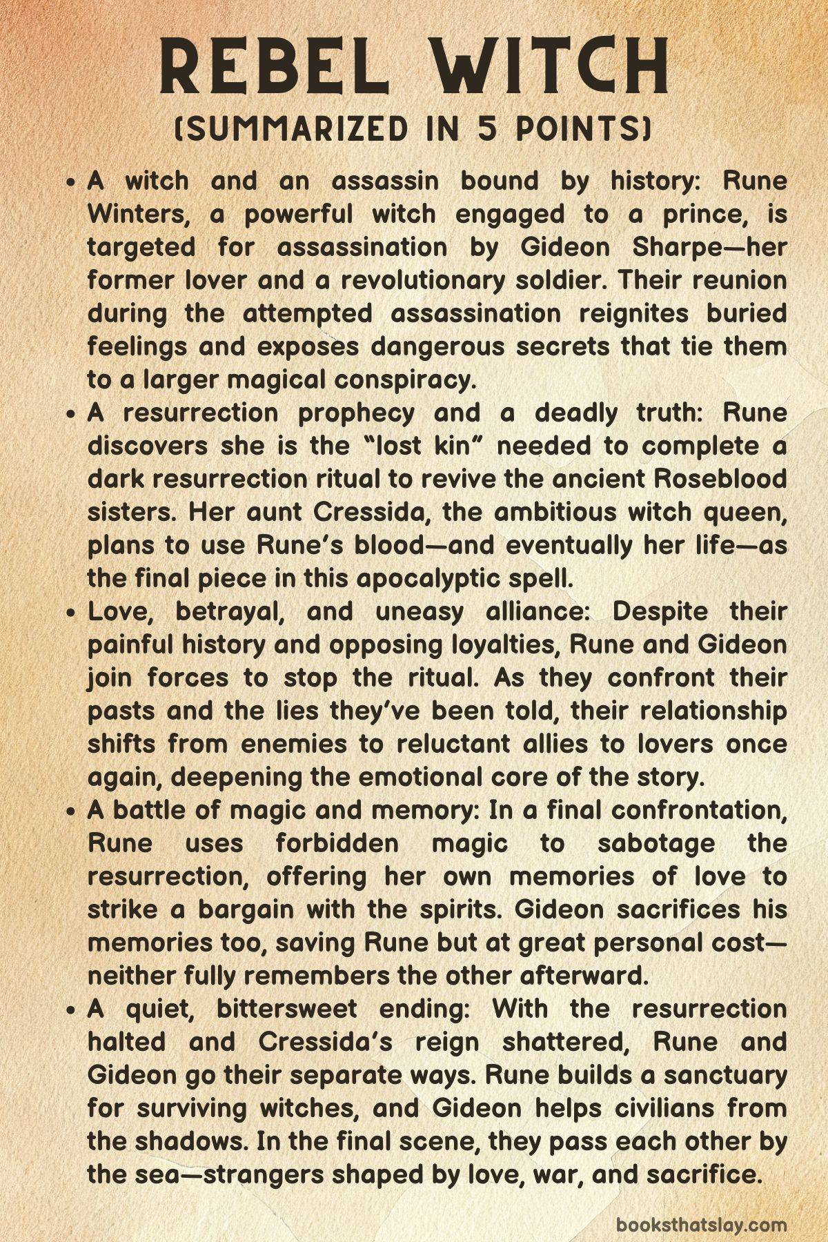 Rebel witch summary
