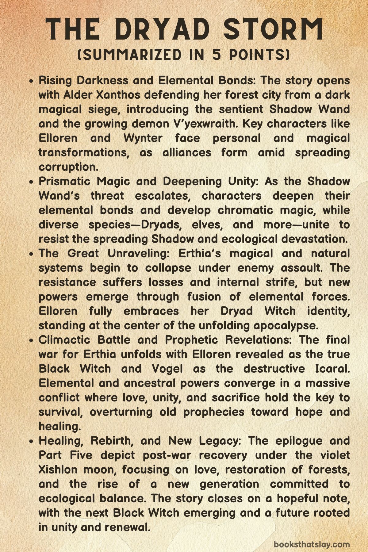 The Dryad Storm by Laurie Forest Summary