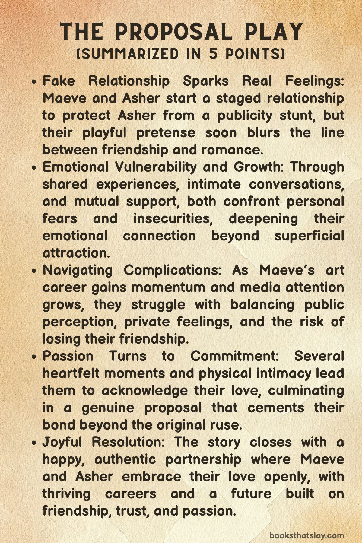 The Proposal Play by Lauren Blakely Summary