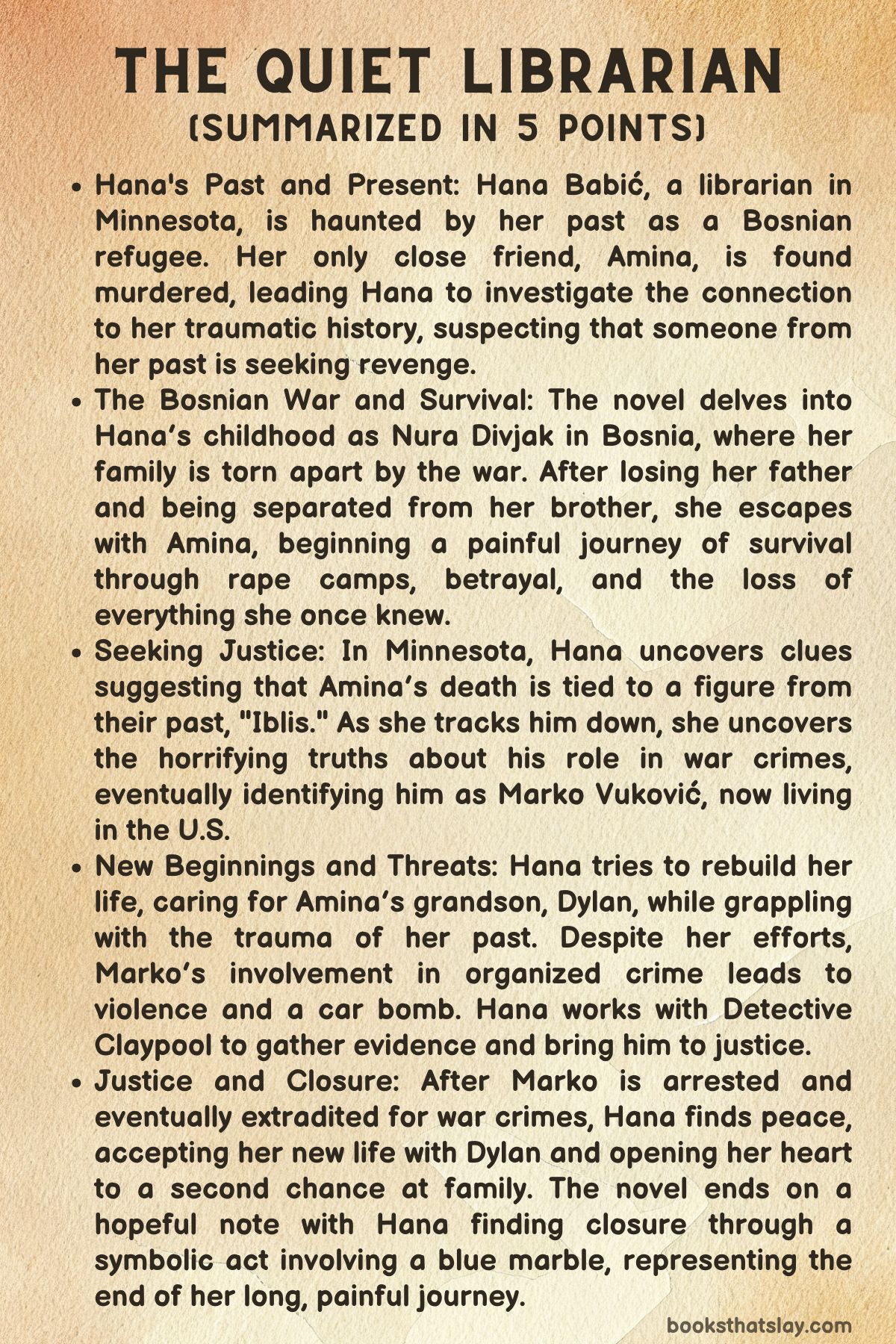 The Quiet Librarian Summary
