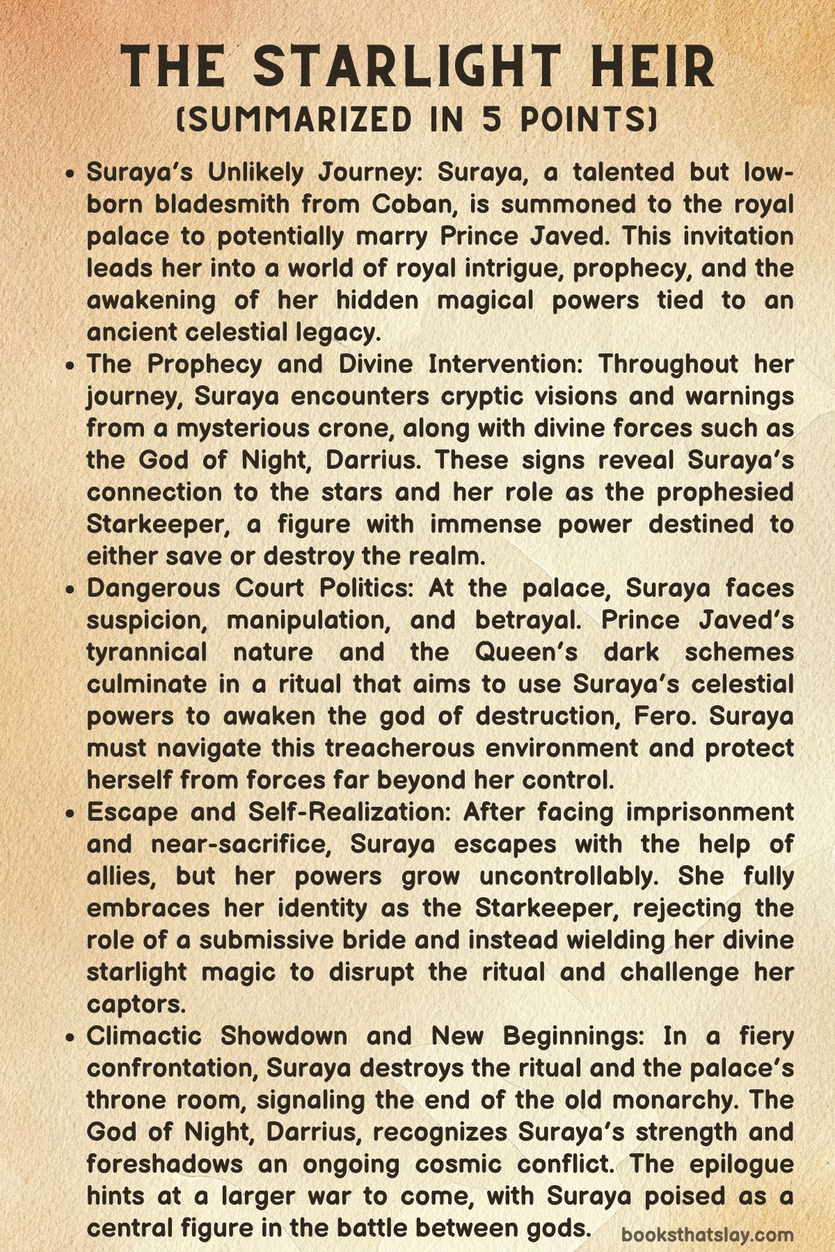 The Starlight Heir Summary