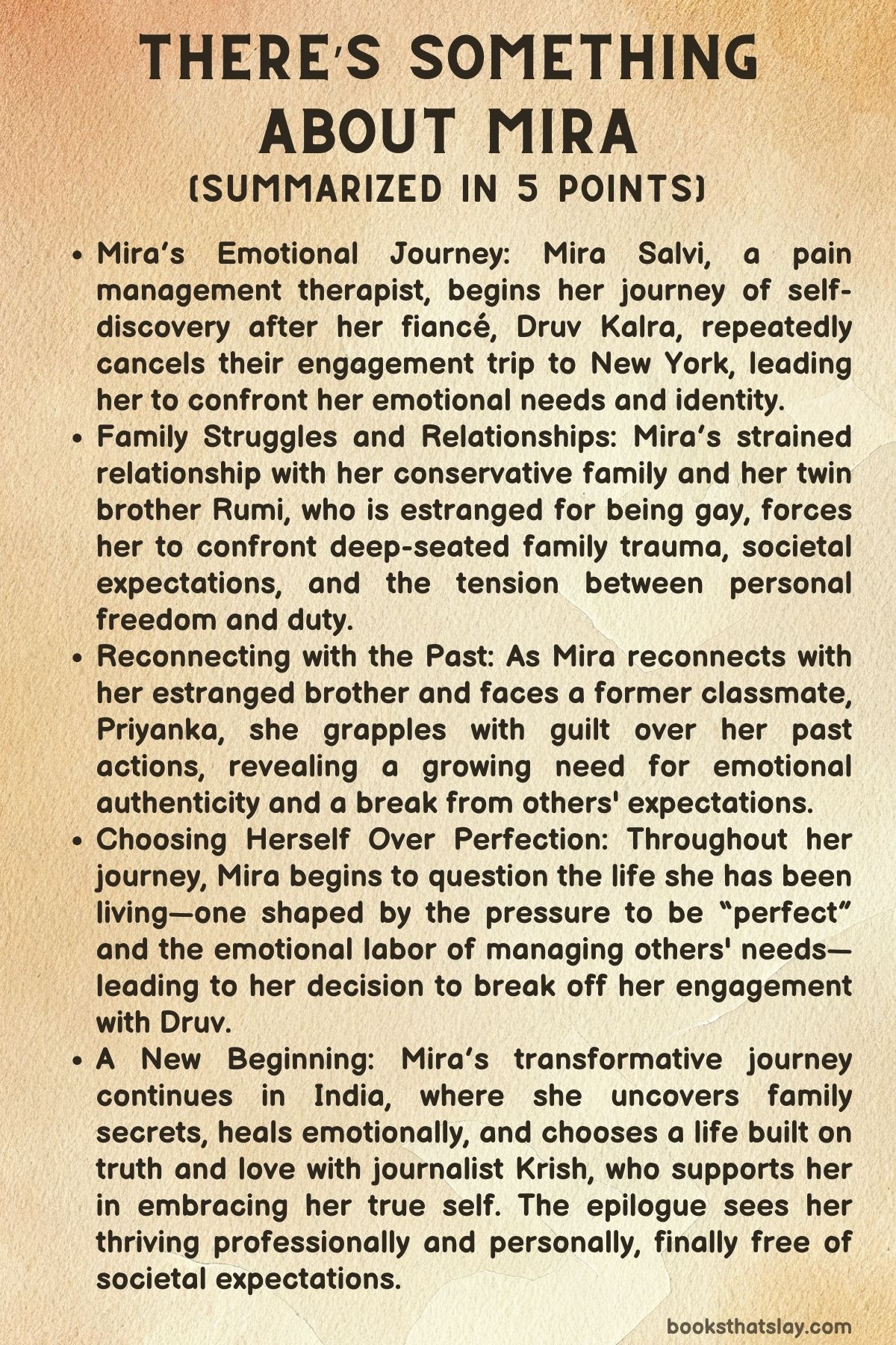 There's Something About Mira Summary