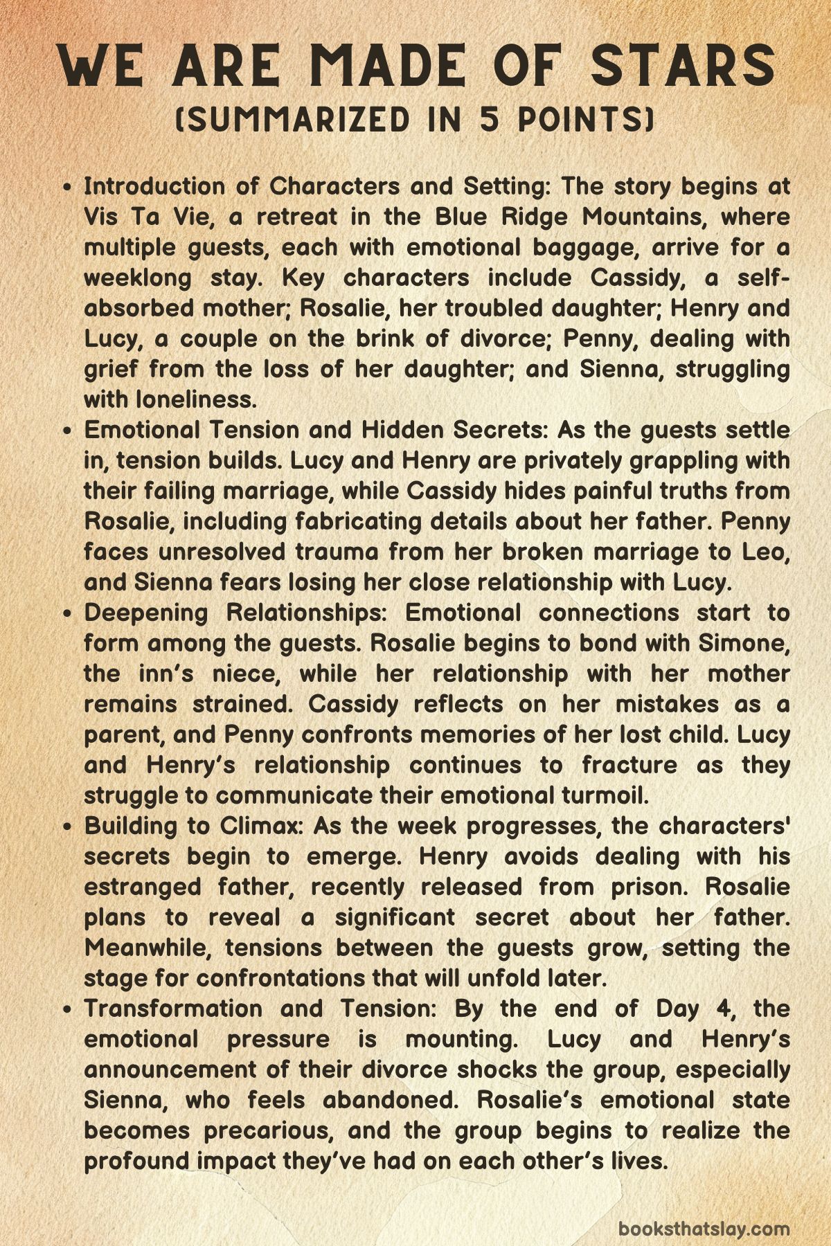 We Are Made of Stars Summary, Characters and Themes