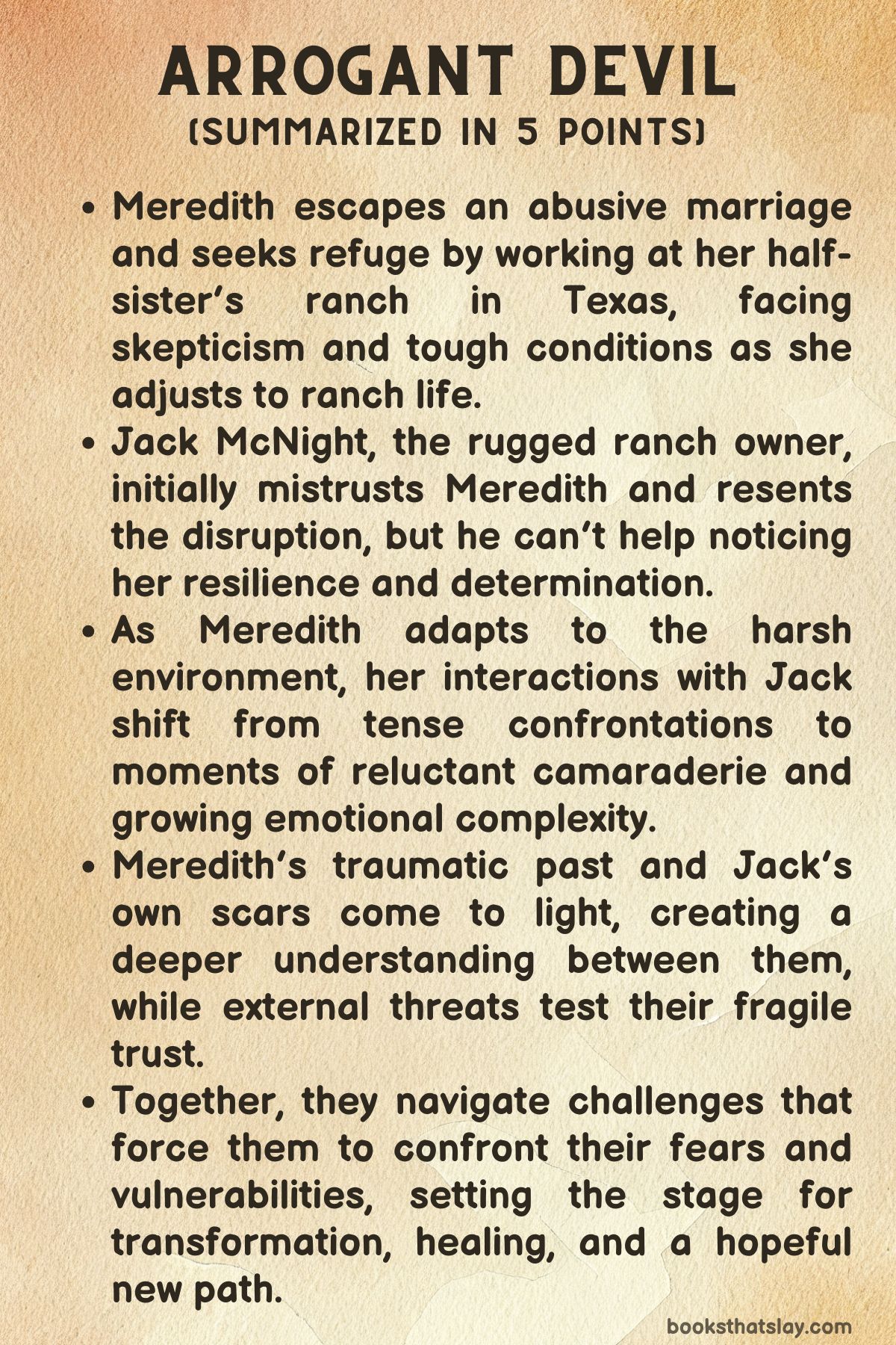 Arrogant Devil by R.S. Grey Summary