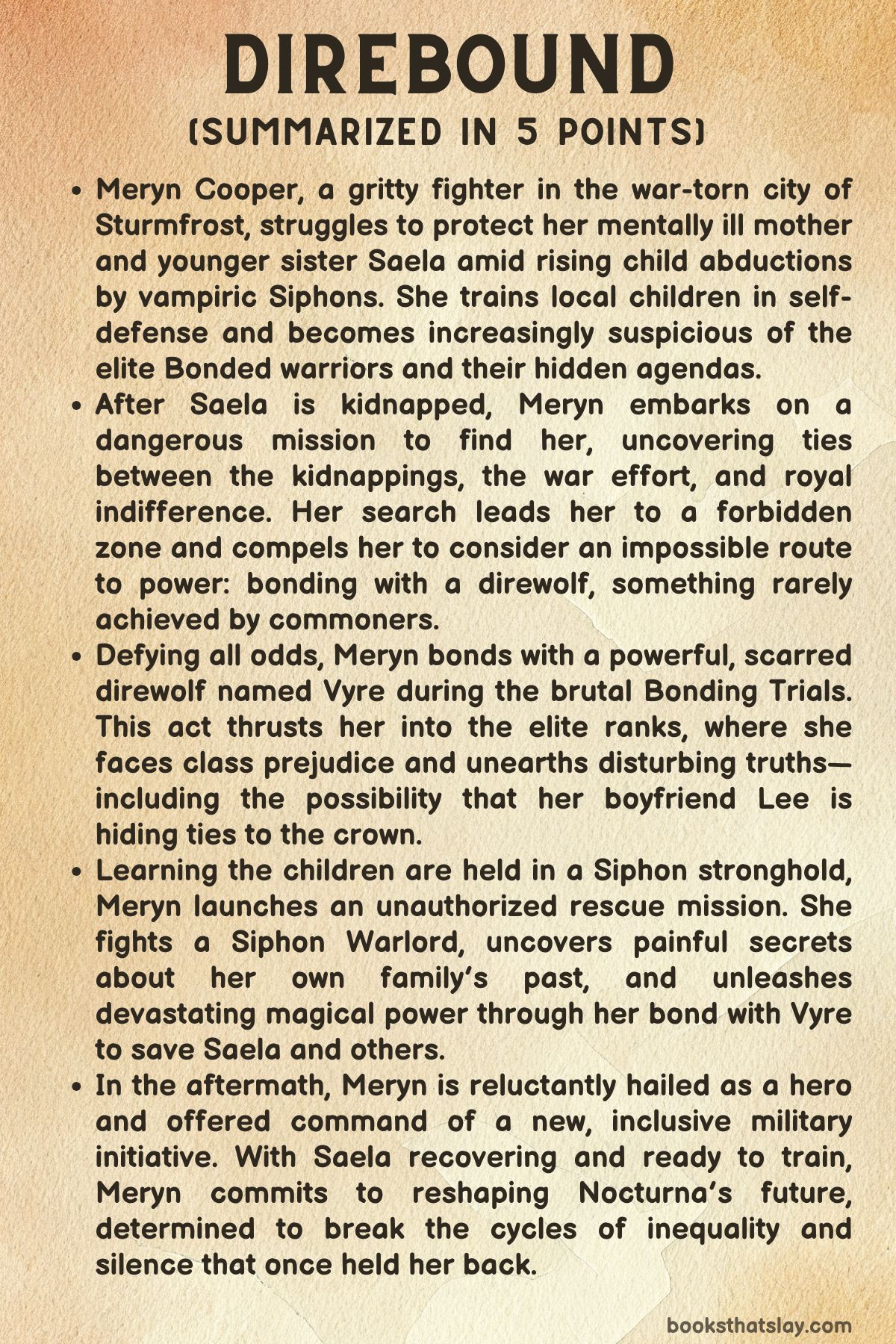 Direbound by Sable Sorensen Summary