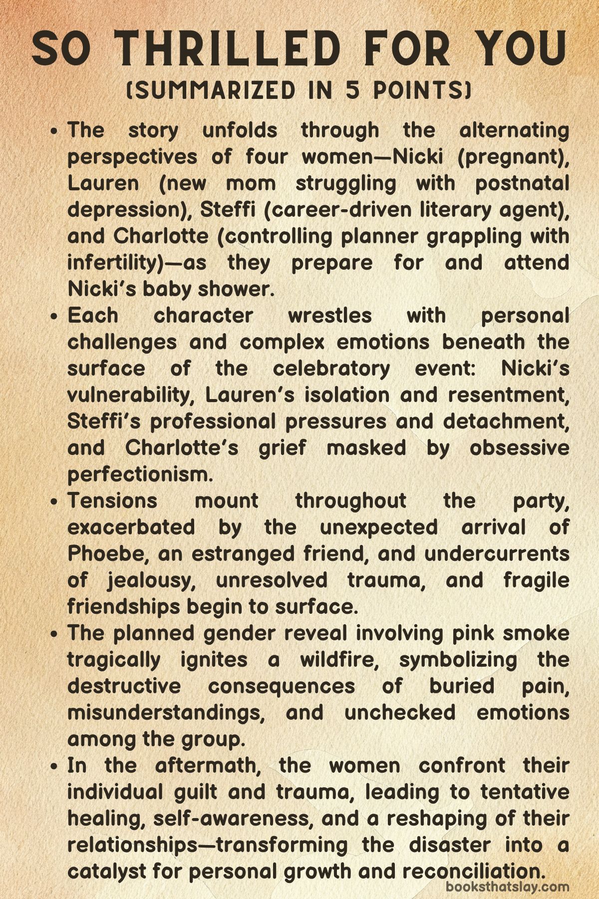 So Thrilled For You by Holly Bourne Summary