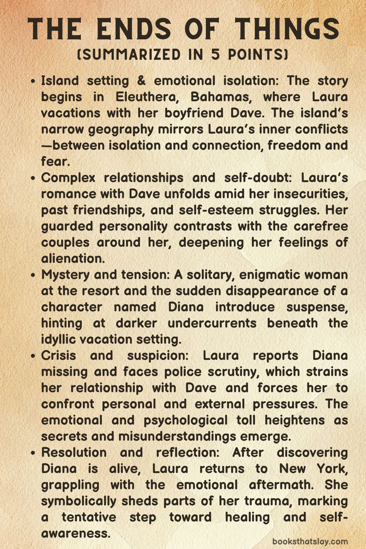 The Ends of Things by Sandra Chwialkowska Summary