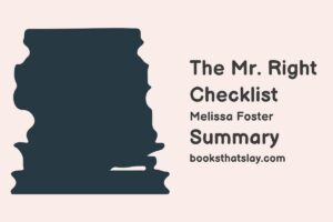 The Mr Right Checklist Summary, Characters and Themes