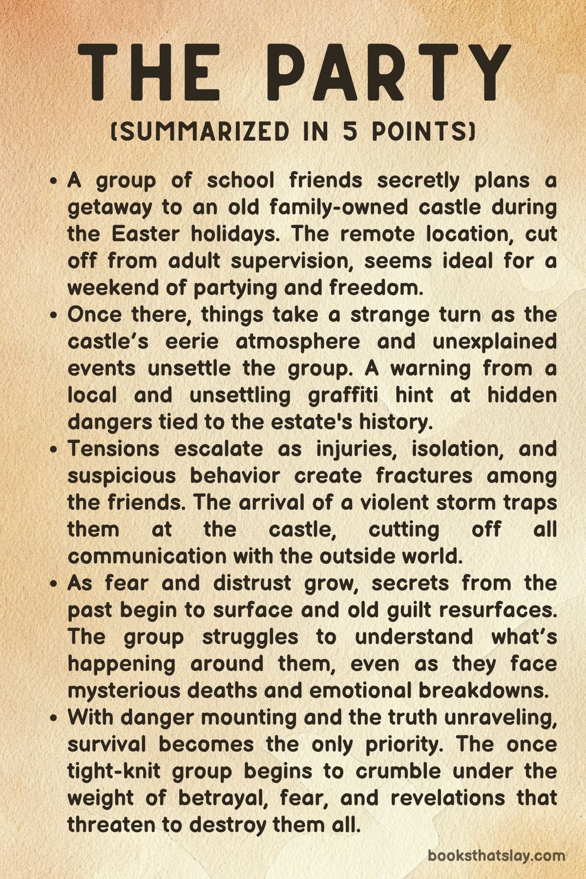 The Party by Natasha Preston Summary
