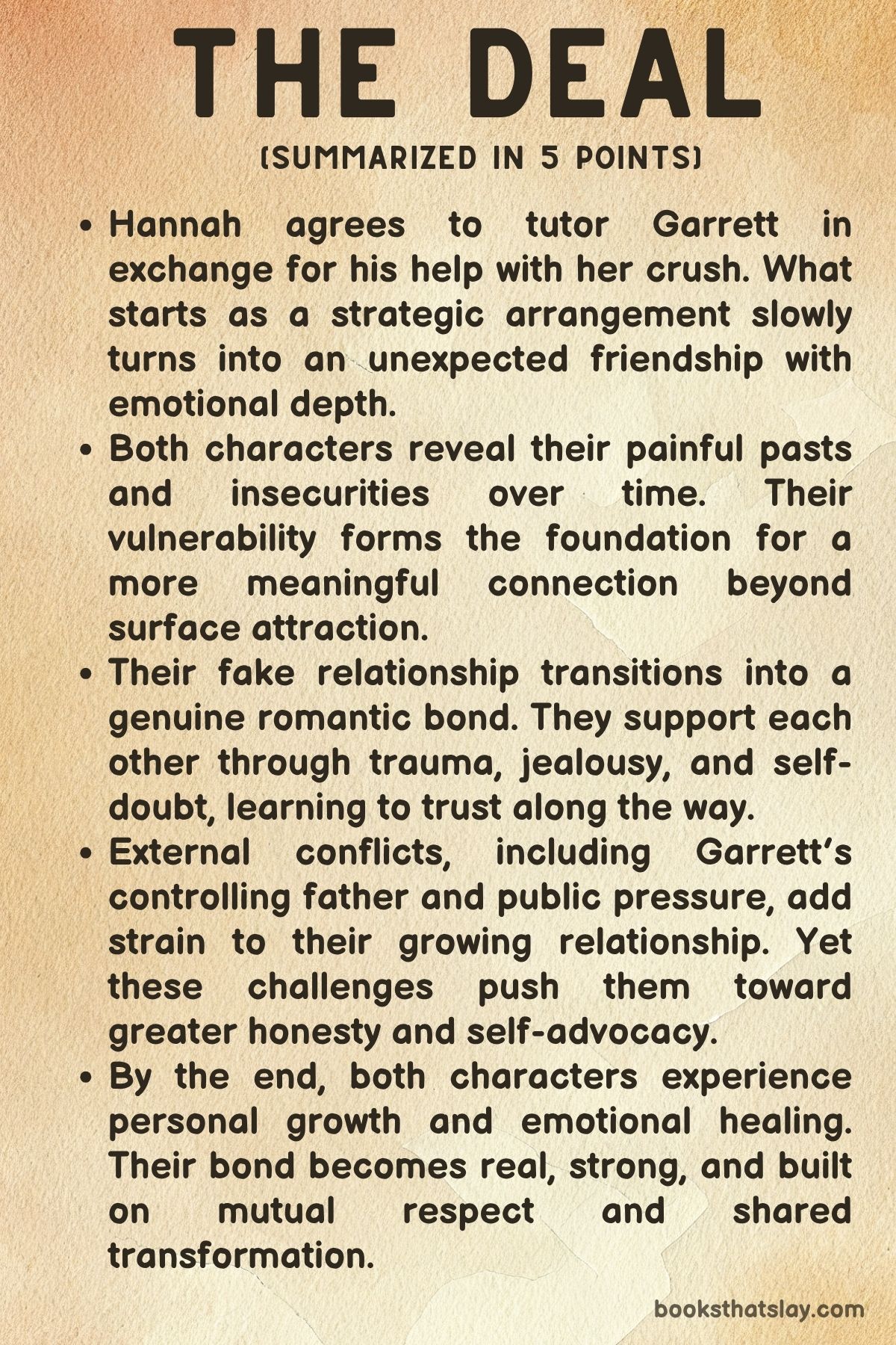 The Deal by Elle Kennedy summary