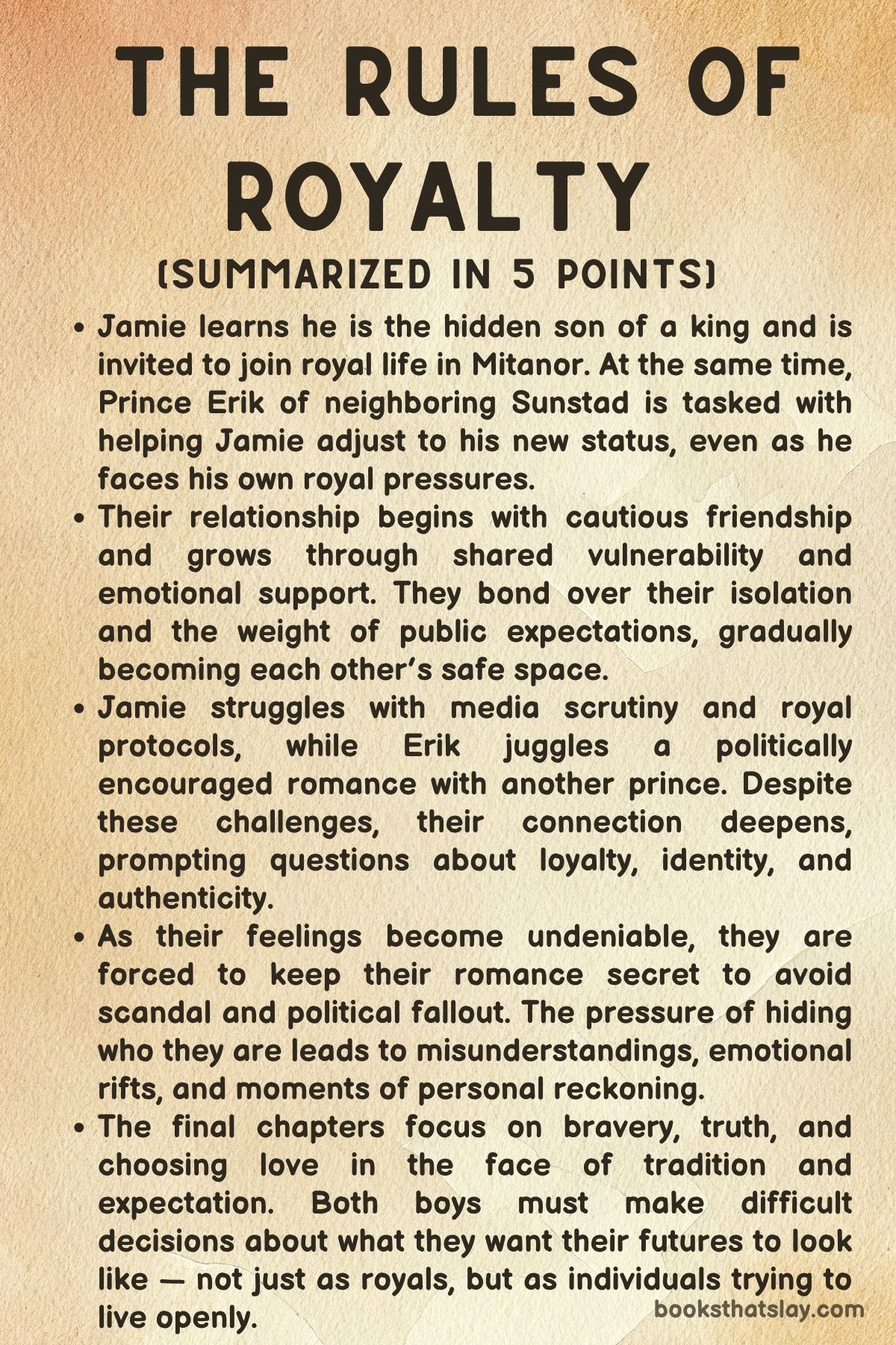 The Rules of Royalty by Cale Dietrich summary