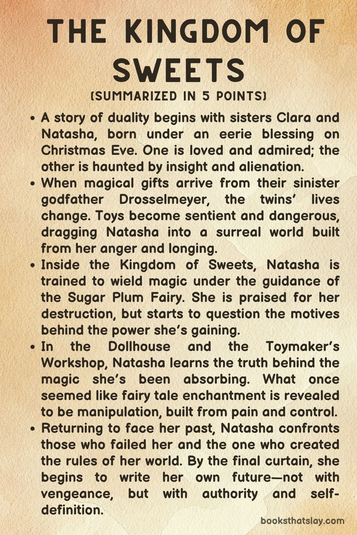 The Kingdom of Sweets by Erika Johansen summary
