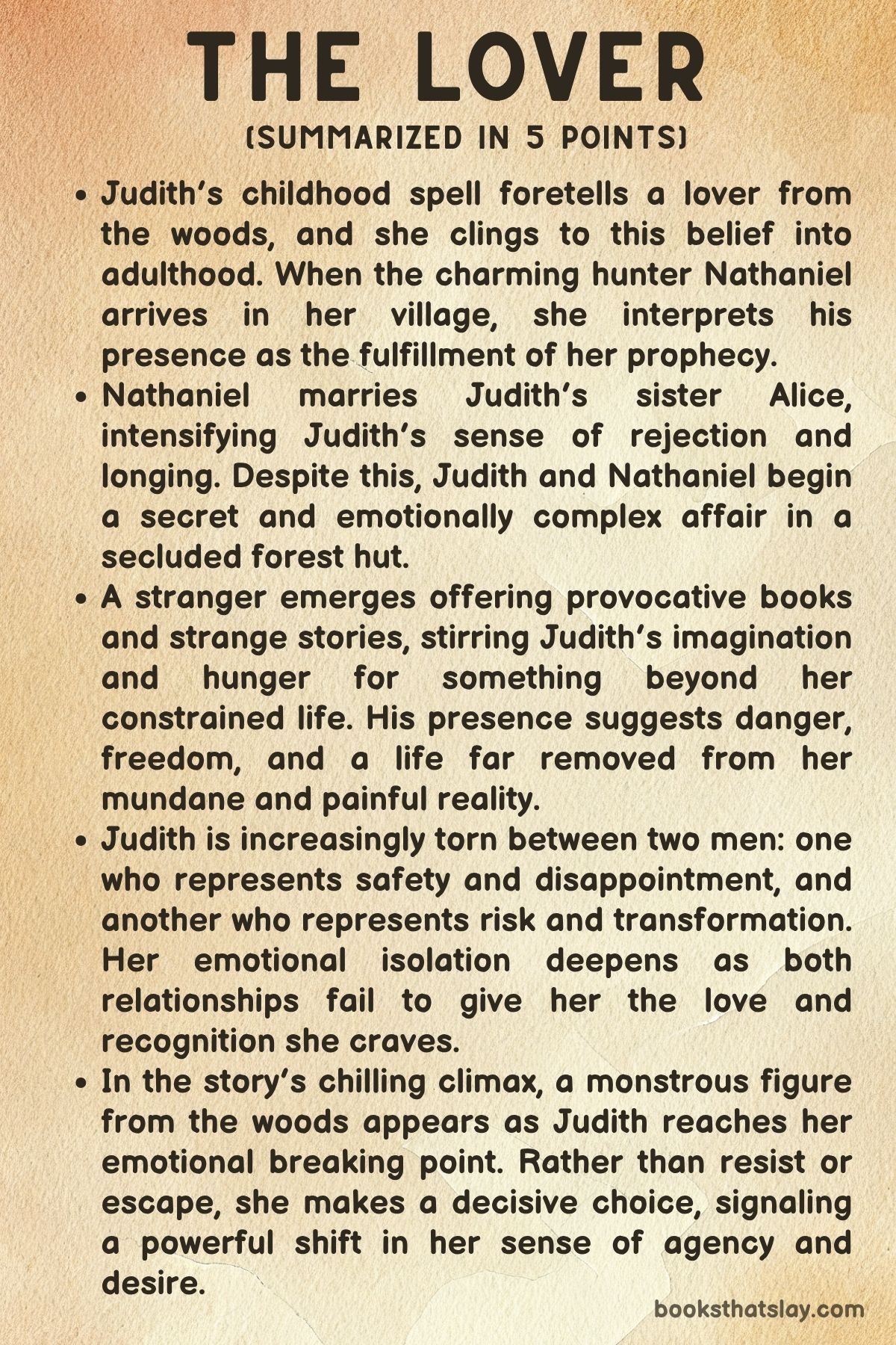 The Lover by Silvia Moreno-Garcia summary