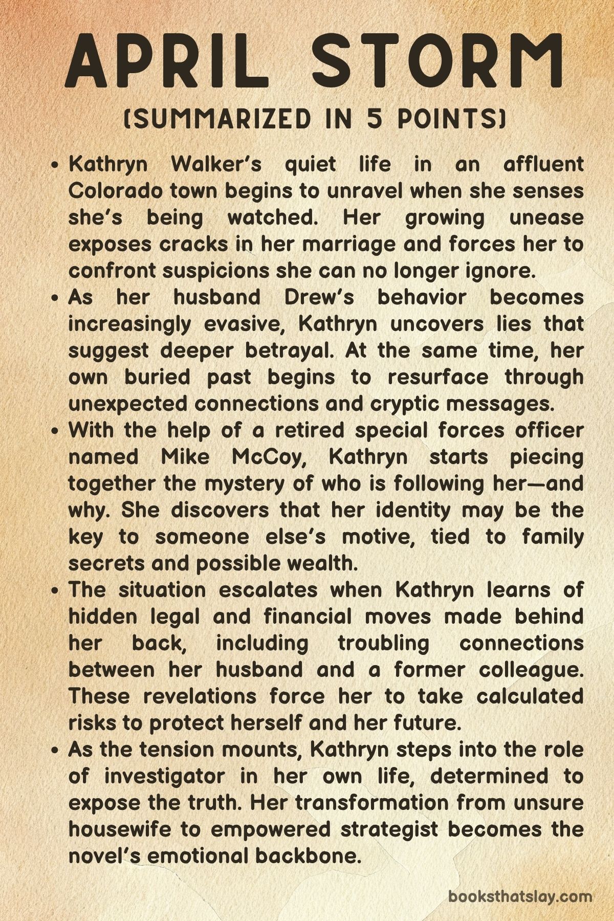 April Storm by Leila Meacham Summary