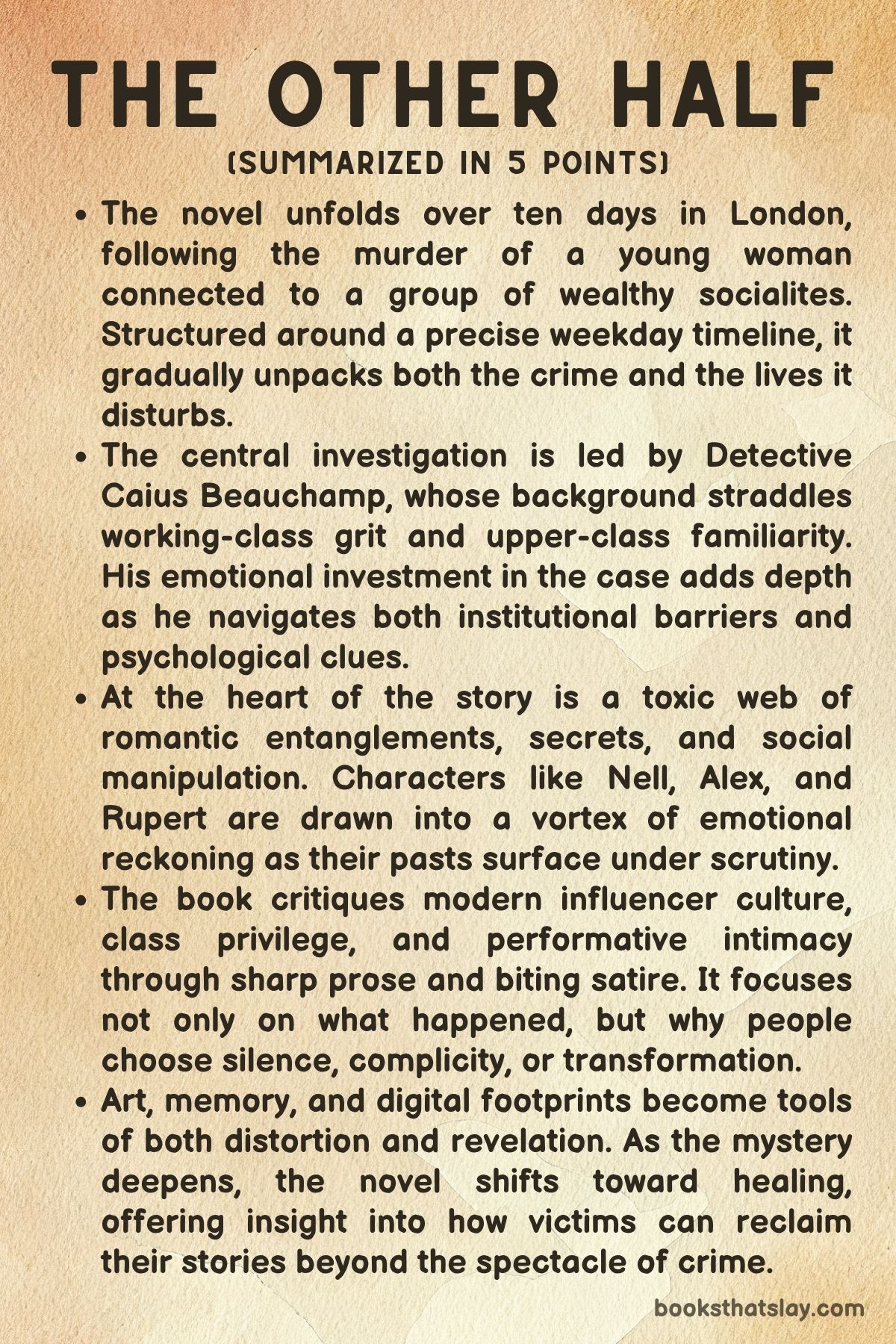The Other Half by Charlotte Vassell summary