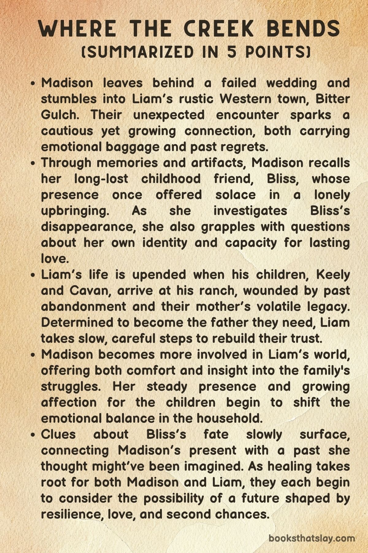 Where the Creek Bends by Linda Lael Miller Summary
