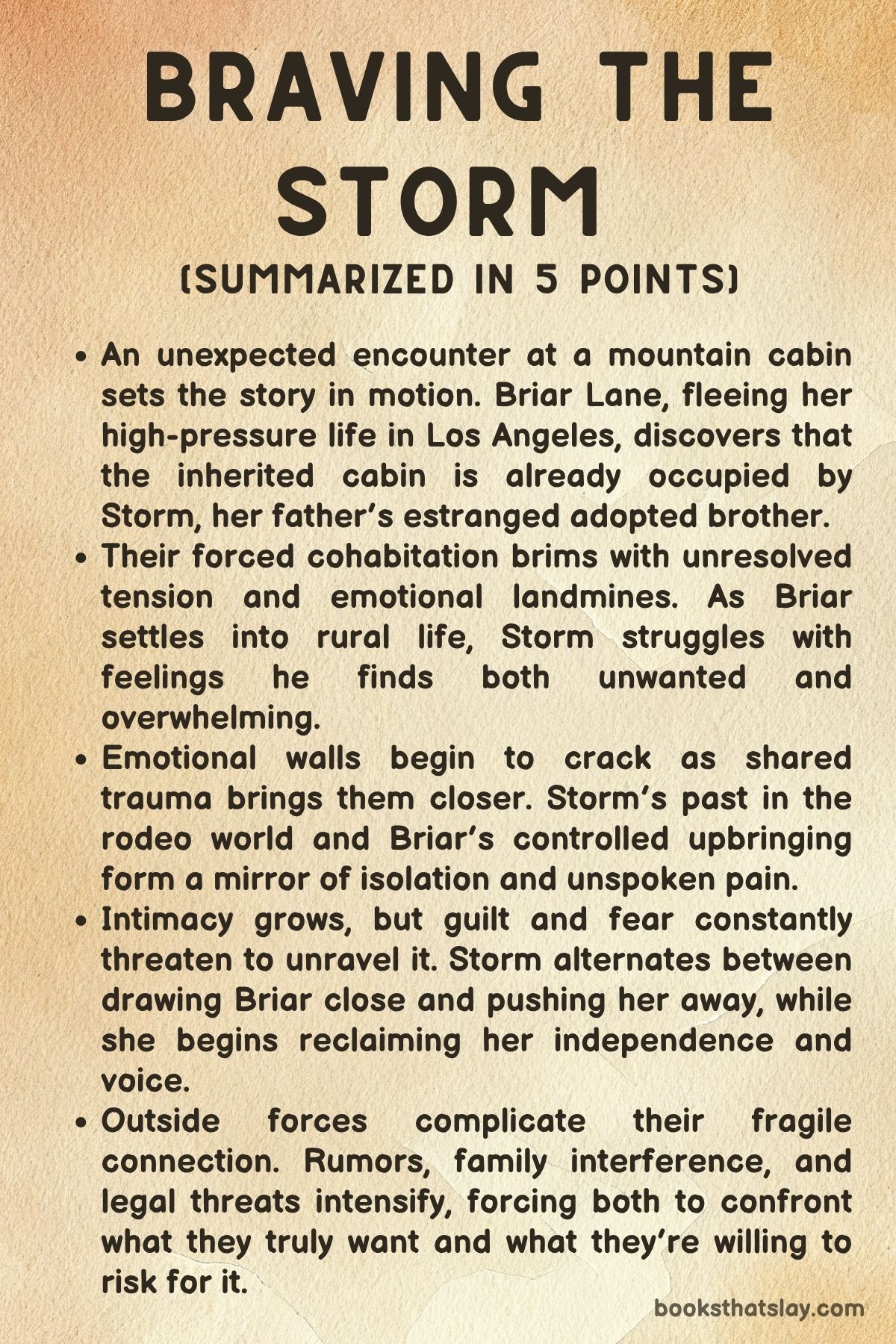 Braving the Storm by Elliott Rose Summary