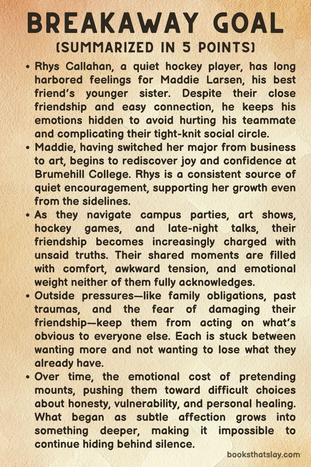 Breakaway Goal by Lyssa Lemire summary