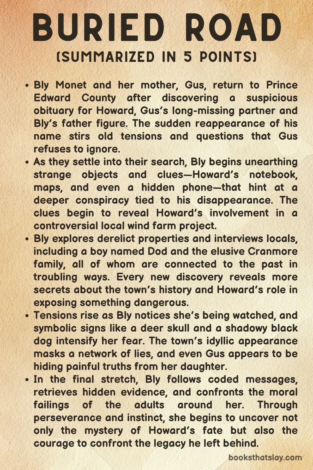 Buried Road by Katie Tallo summary