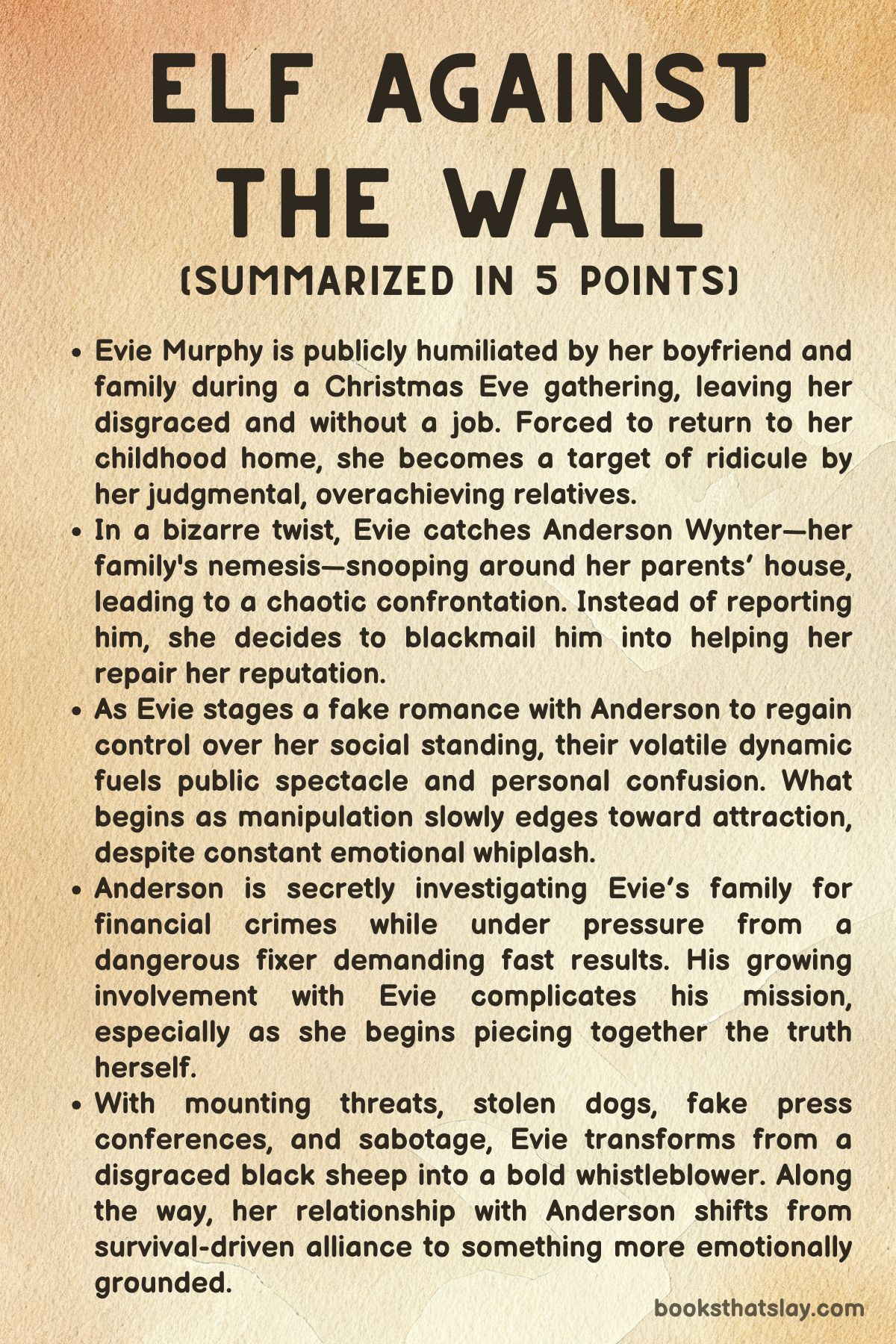 Elf Against the Wall by Alina Jacobs Summary