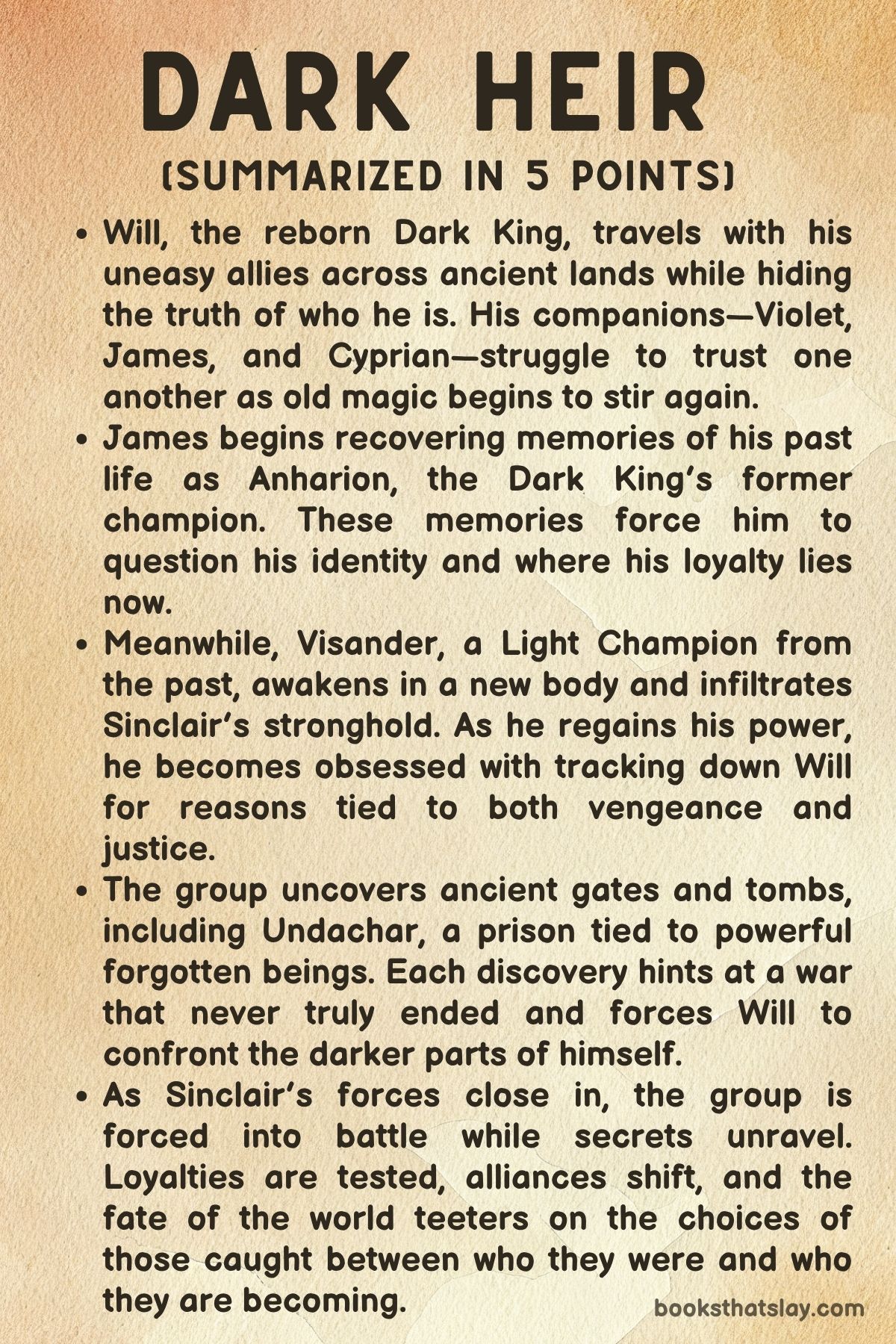 Dark Heir by C.S. Pacat summary