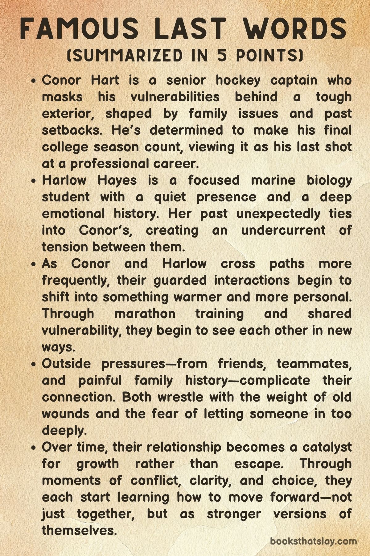 Famous Last Words by C.W. Farnsworth summary