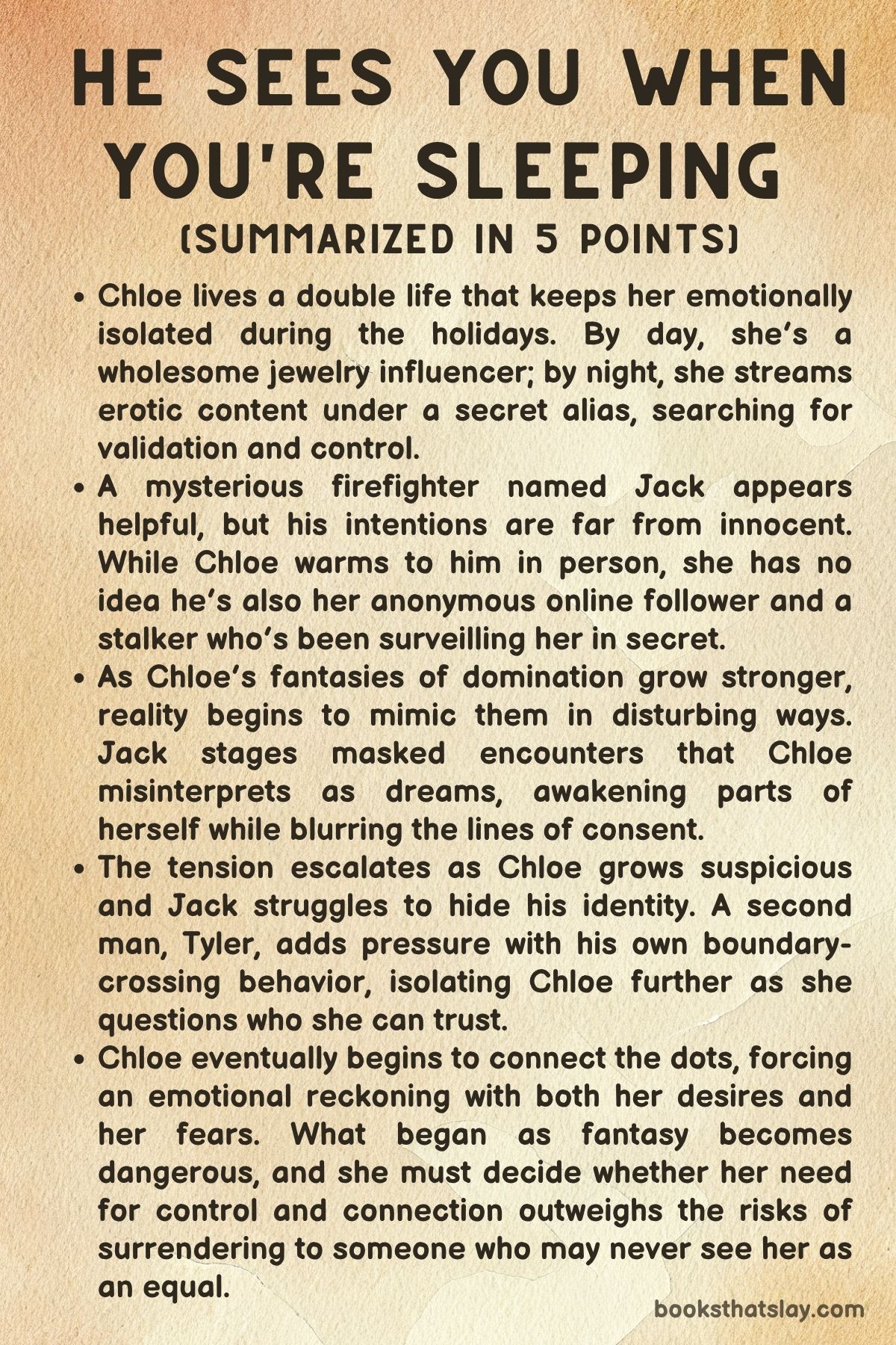 He Sees You When You're Sleeping by Alta Hensley Summary