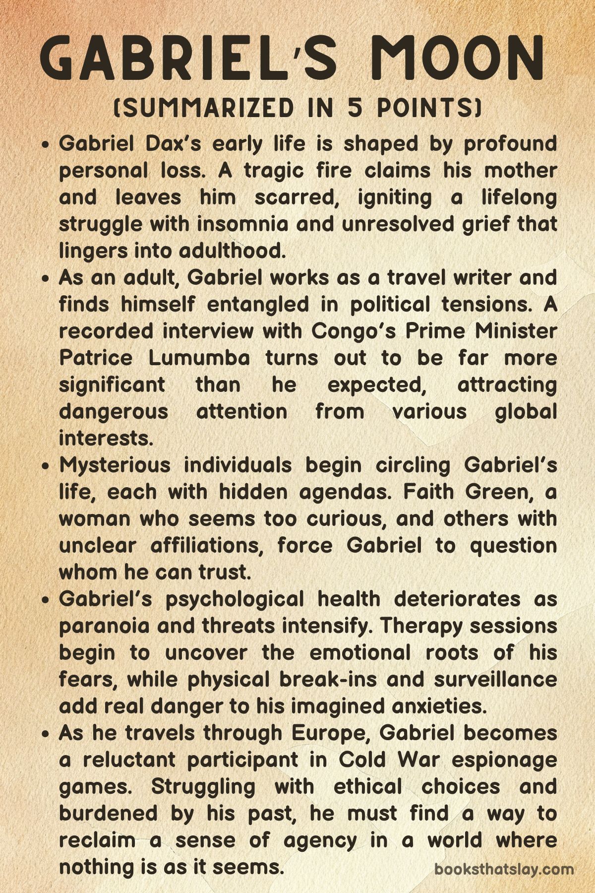 Gabriel’s Moon by William Boyd