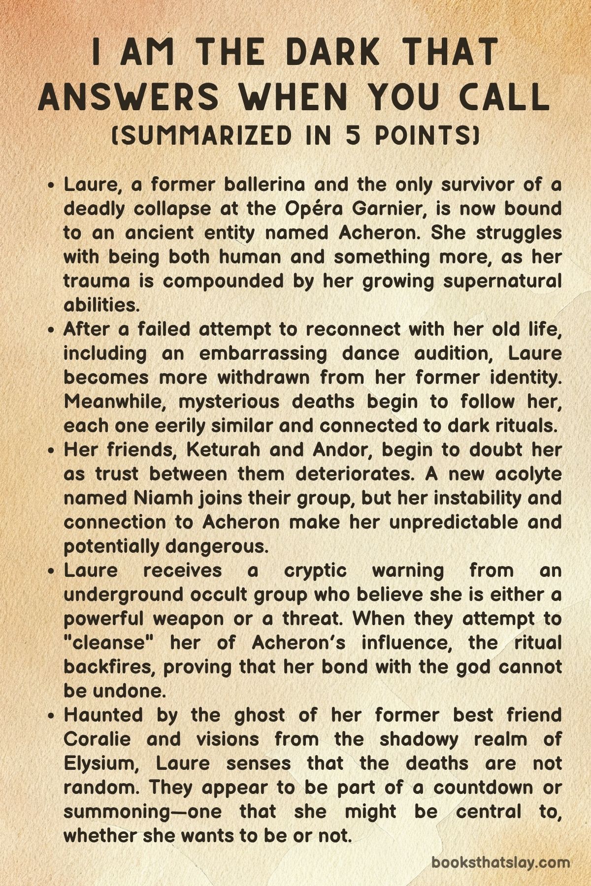 I Am the Dark That Answers the Call by Jamison Shea Summary
