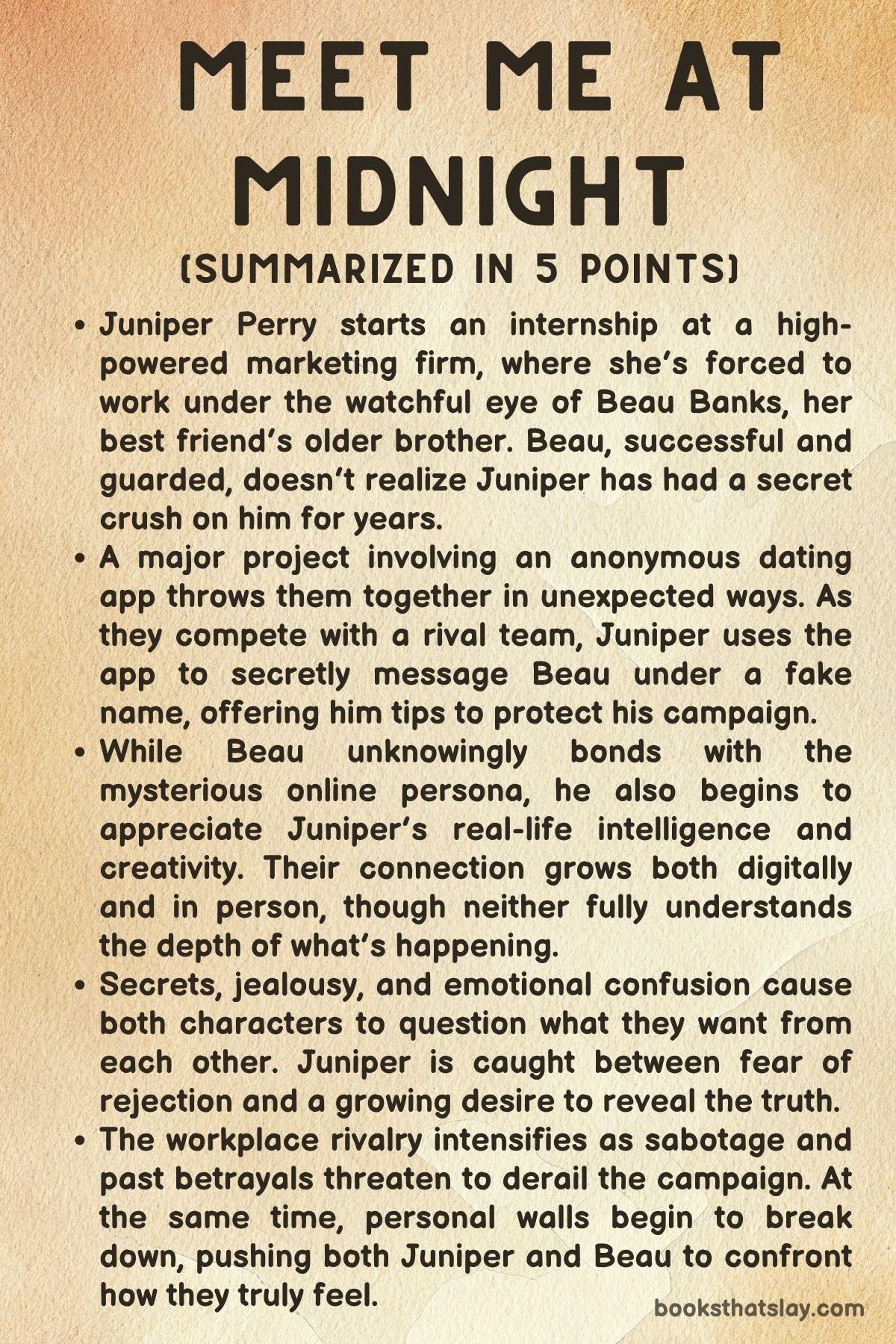 Meet Me at Midnight by Max Monroe Summary