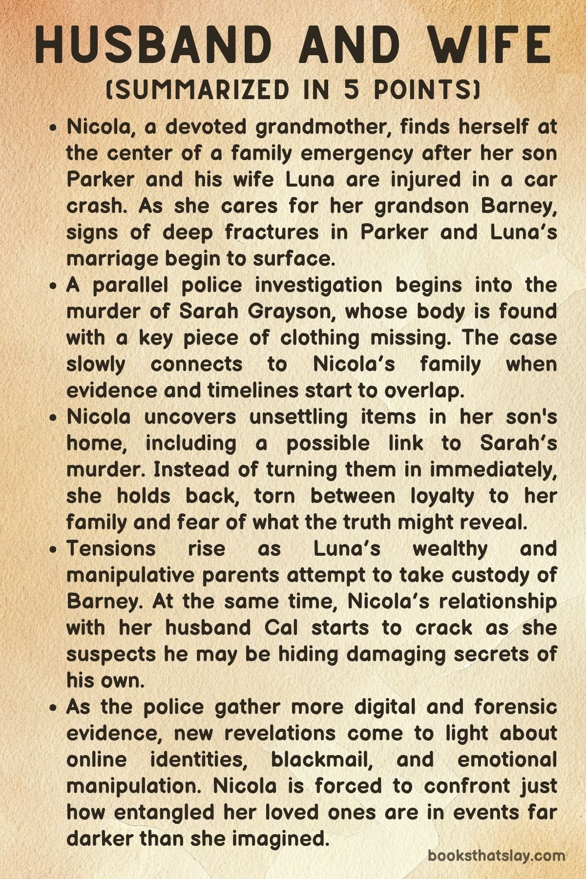 Husband and Wife by K.L. Slater
